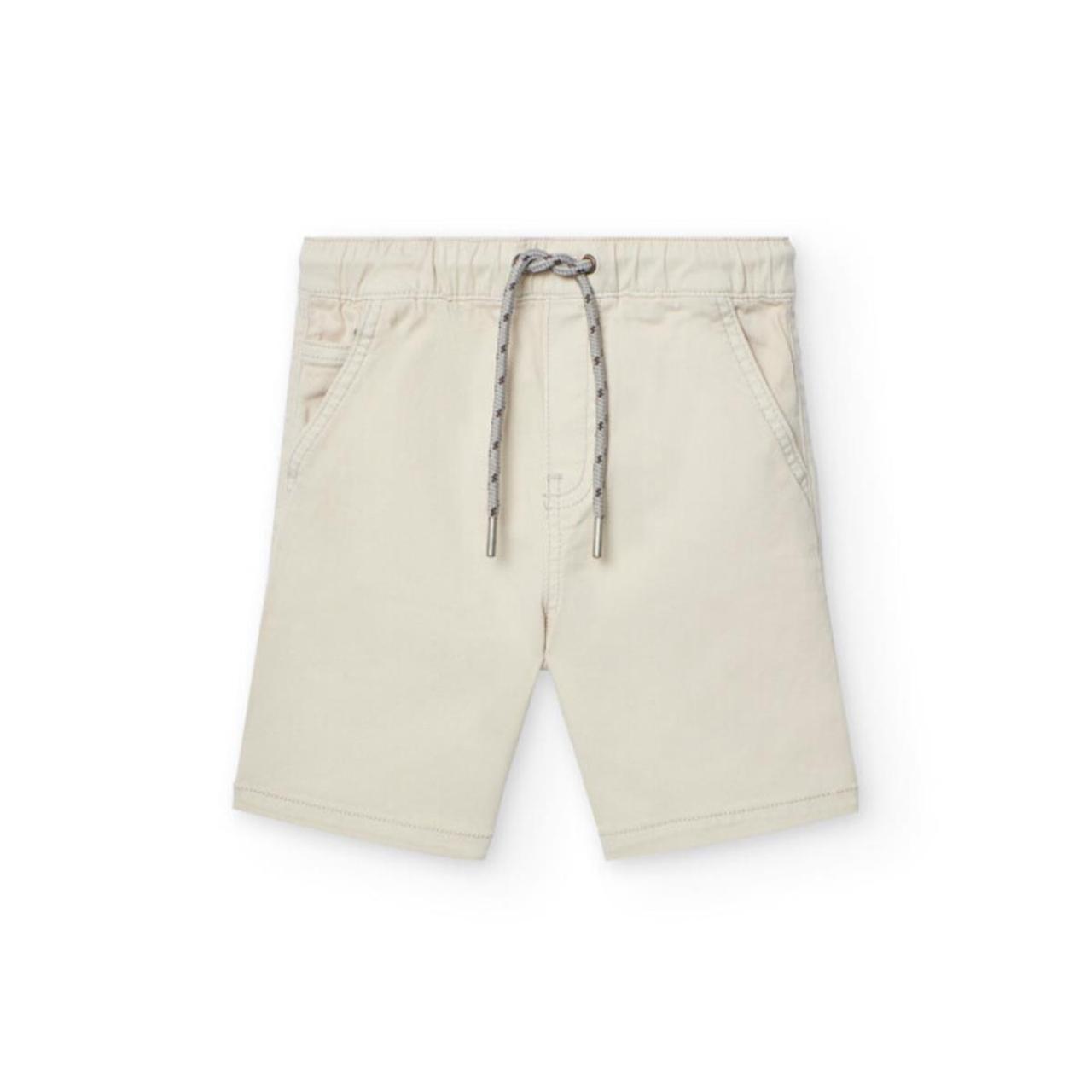 BOBOLI Βερμούδα ύφασμα αγόρι Boboli-521097-7372-Ecru