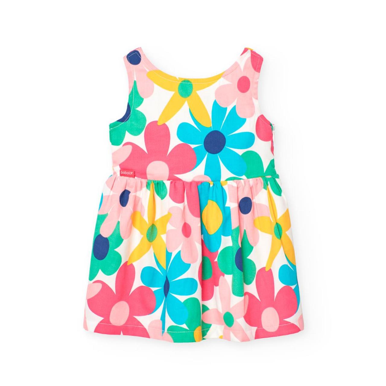 BOBOLI Φόρεμα υφαμάτινο κορίτσι Boboli-241052-9644-Multicolor