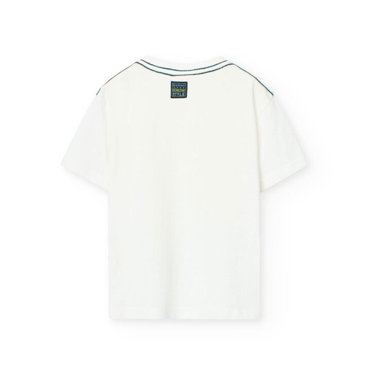 Μπλούζα μακό αγόρι Boboli-591016-1111-White φωτογραφία