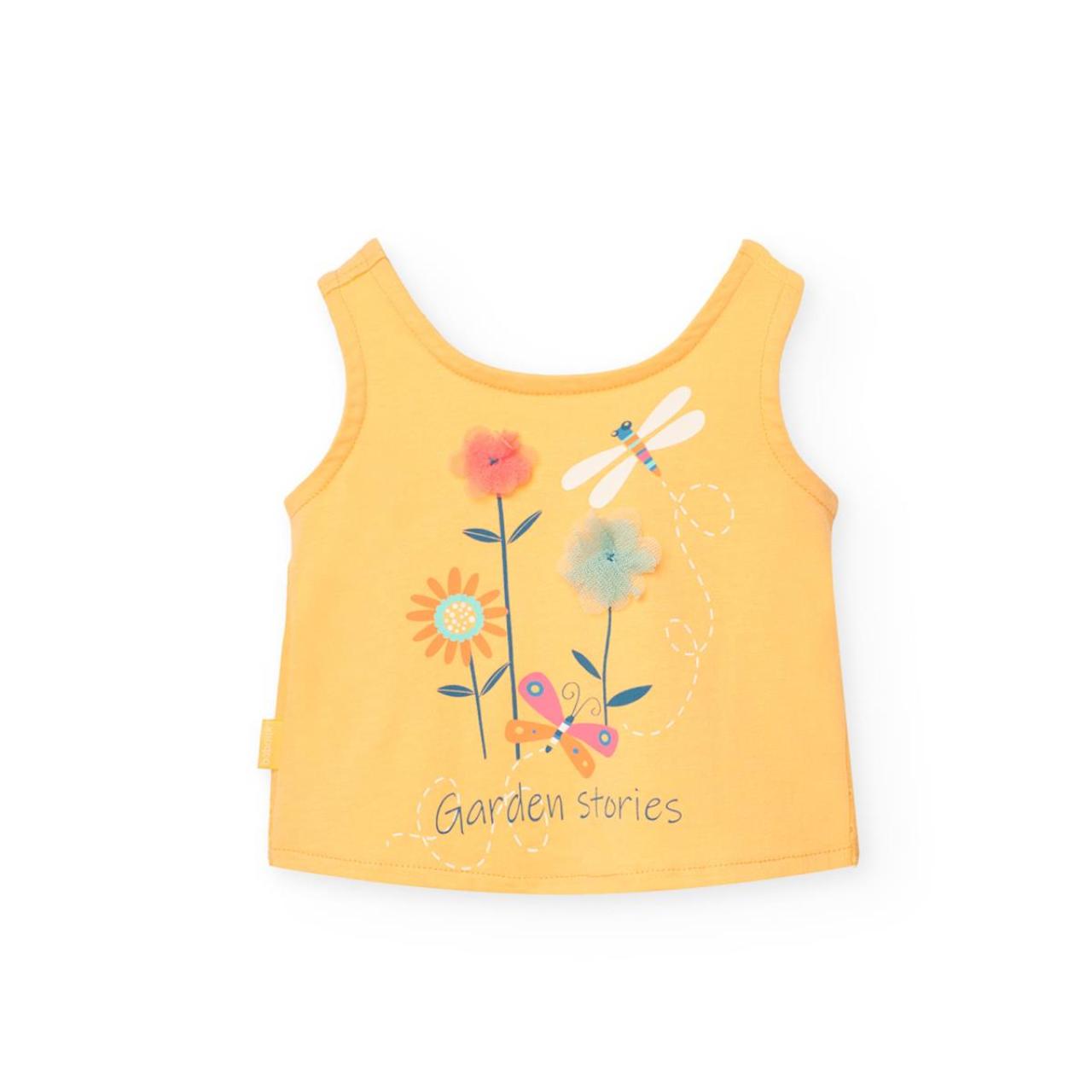 BOBOLI Μπλούζα μακό κορίτσι Boboli-221049-1211-Yellow
