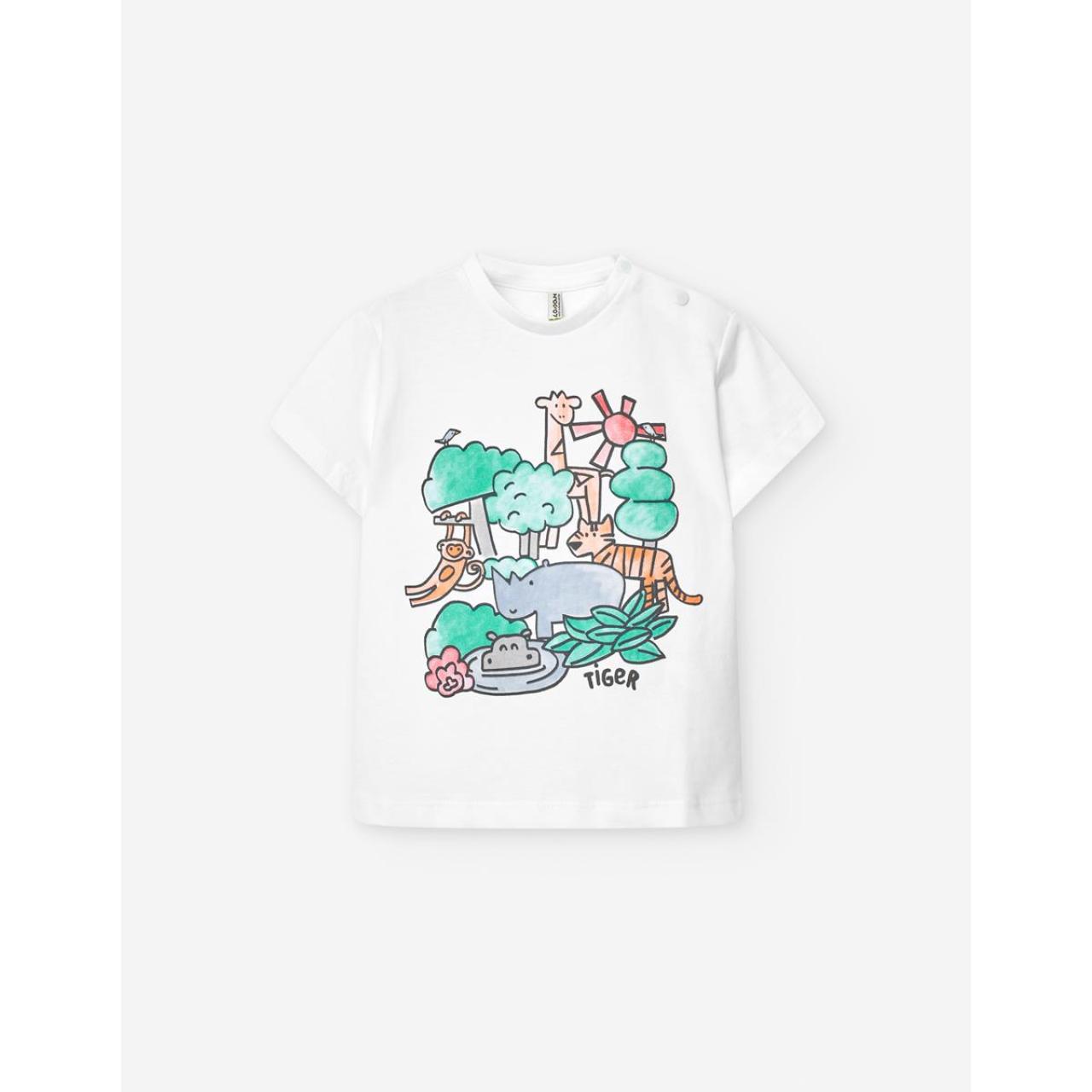 LOSAN Μπλούζα μπεμπέ μακό αγόρι Losan-LBBAP0303_25013-WHITE