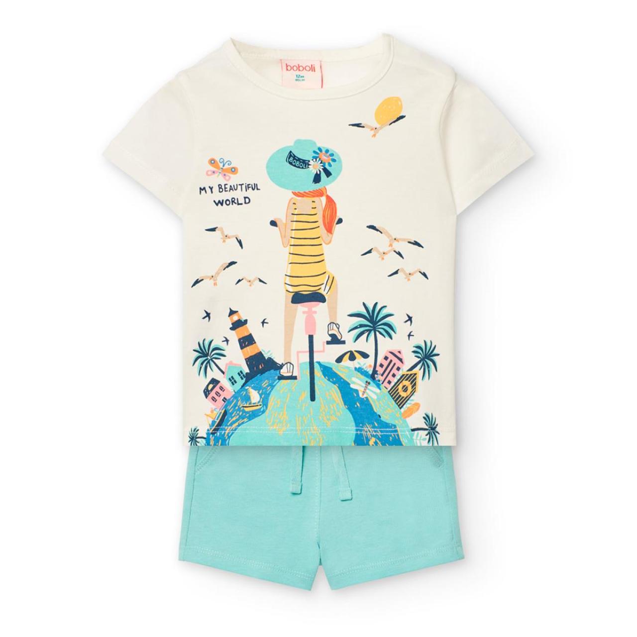 BOBOLI Σετ μακό κορίτσι Boboli-221117-1111-White