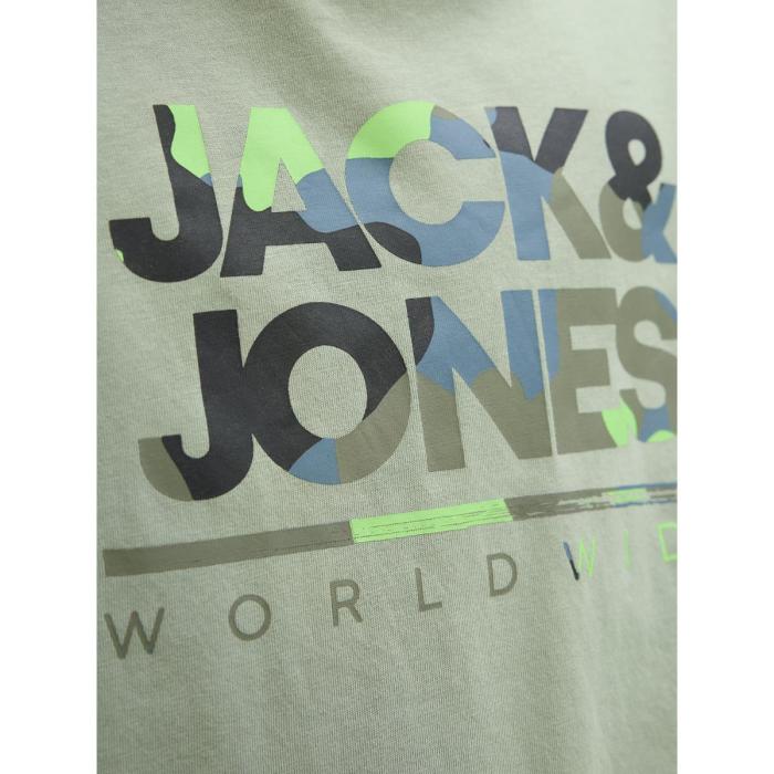 Μπλούζα μακό αγόρι JACK & JONES-12259476-Iceberg Green