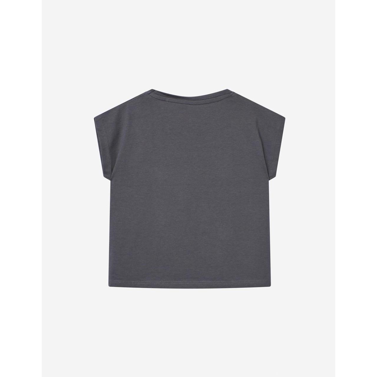 Μπλούζα μακό crop κορίτσι Losan-LKGAP0303_25037-GREY φωτογραφία