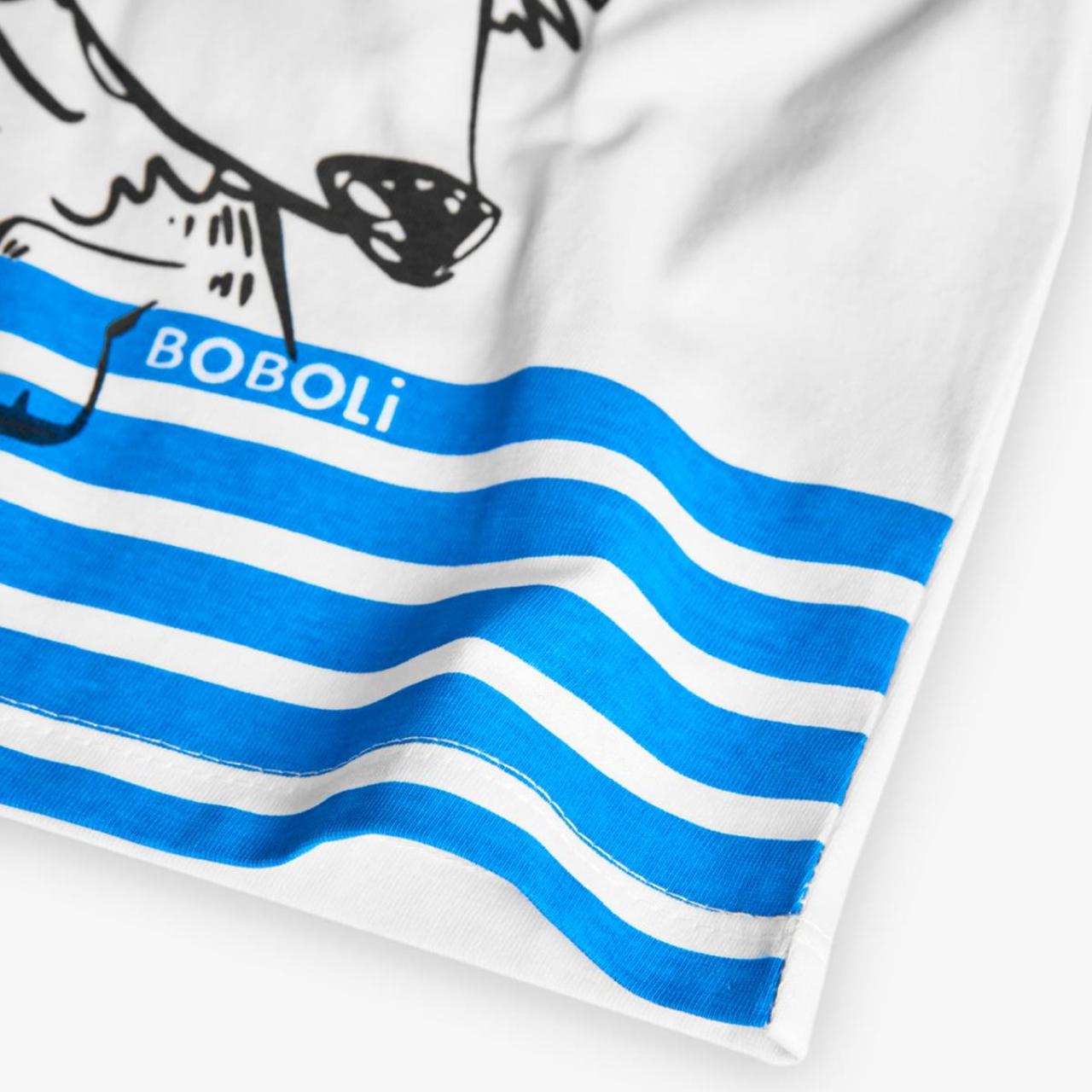 Μπλούζα μακό αγόρι Boboli-391014-1100-White