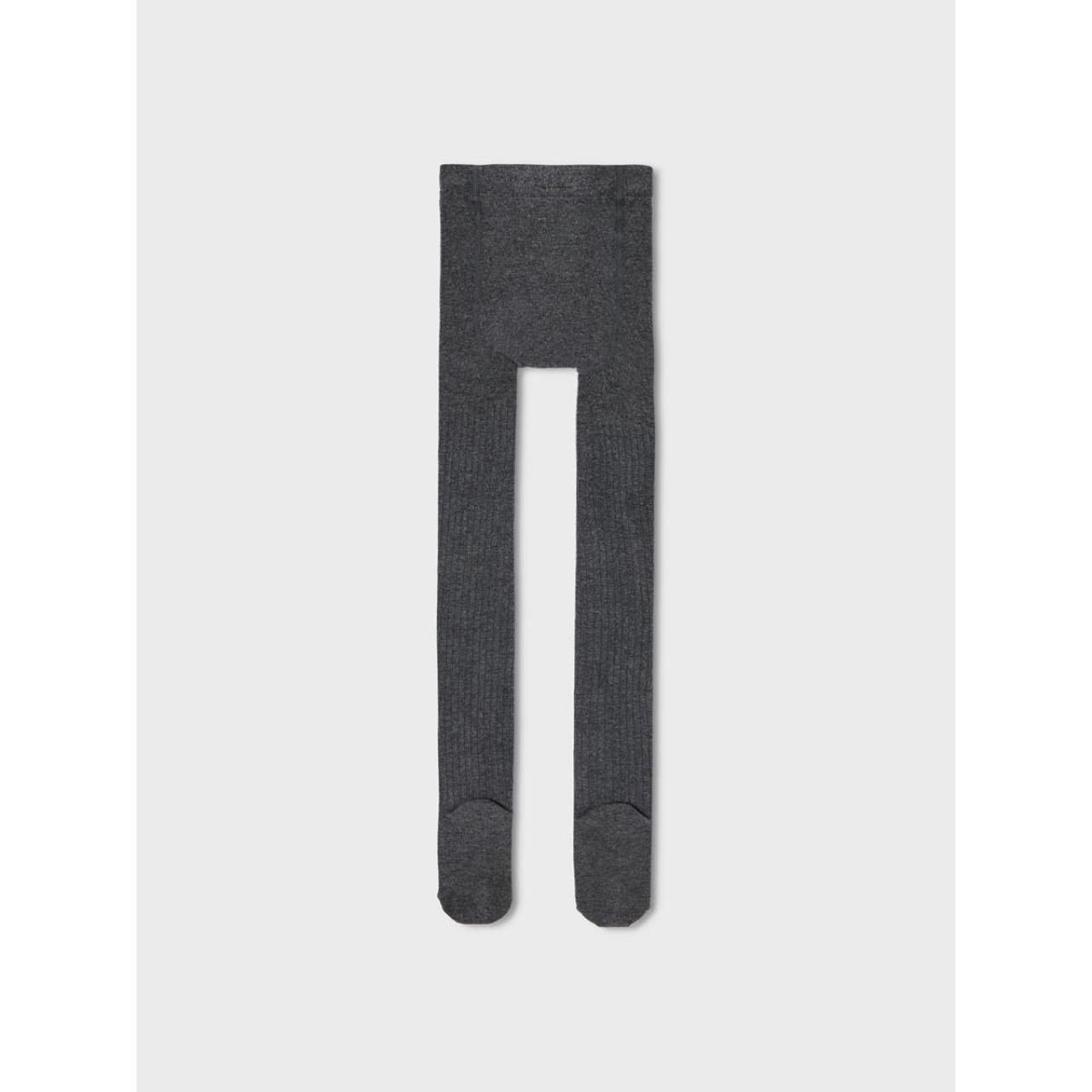 Καλσόν χοντρό ριμπ 2 τεμ.κορίτσι name it-13211732-Dark Grey Melange φωτογραφία