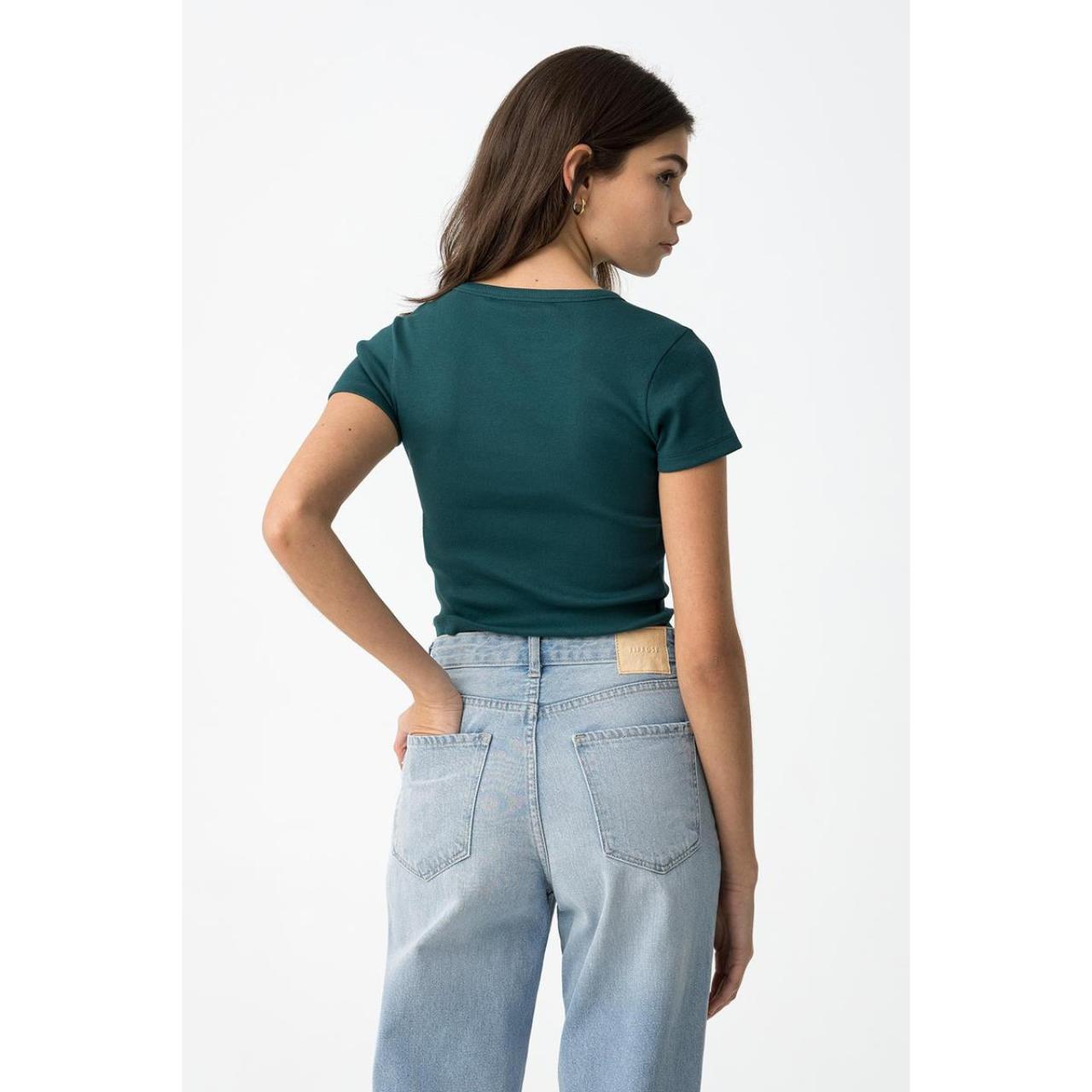 Μπλούζα ριμπ κορίτσι Tiffosi-10059127-854-Green