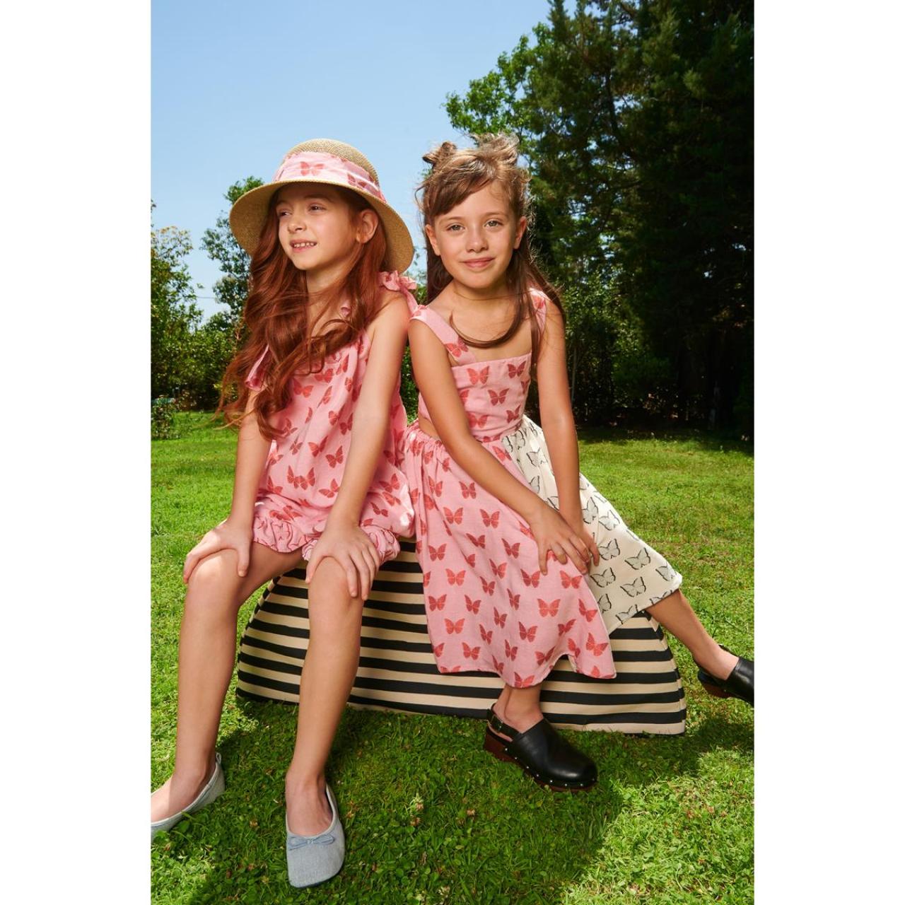 Φόρεμα υφασμάτινο κορίτσι two in a castle-T6012-BICOLOR φωτογραφία