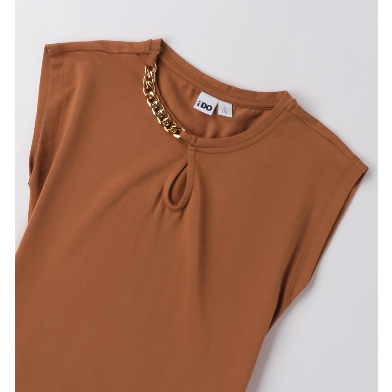 Μπλούζα μακό κορίτσι I DO-4.B840/00-1117-Brown