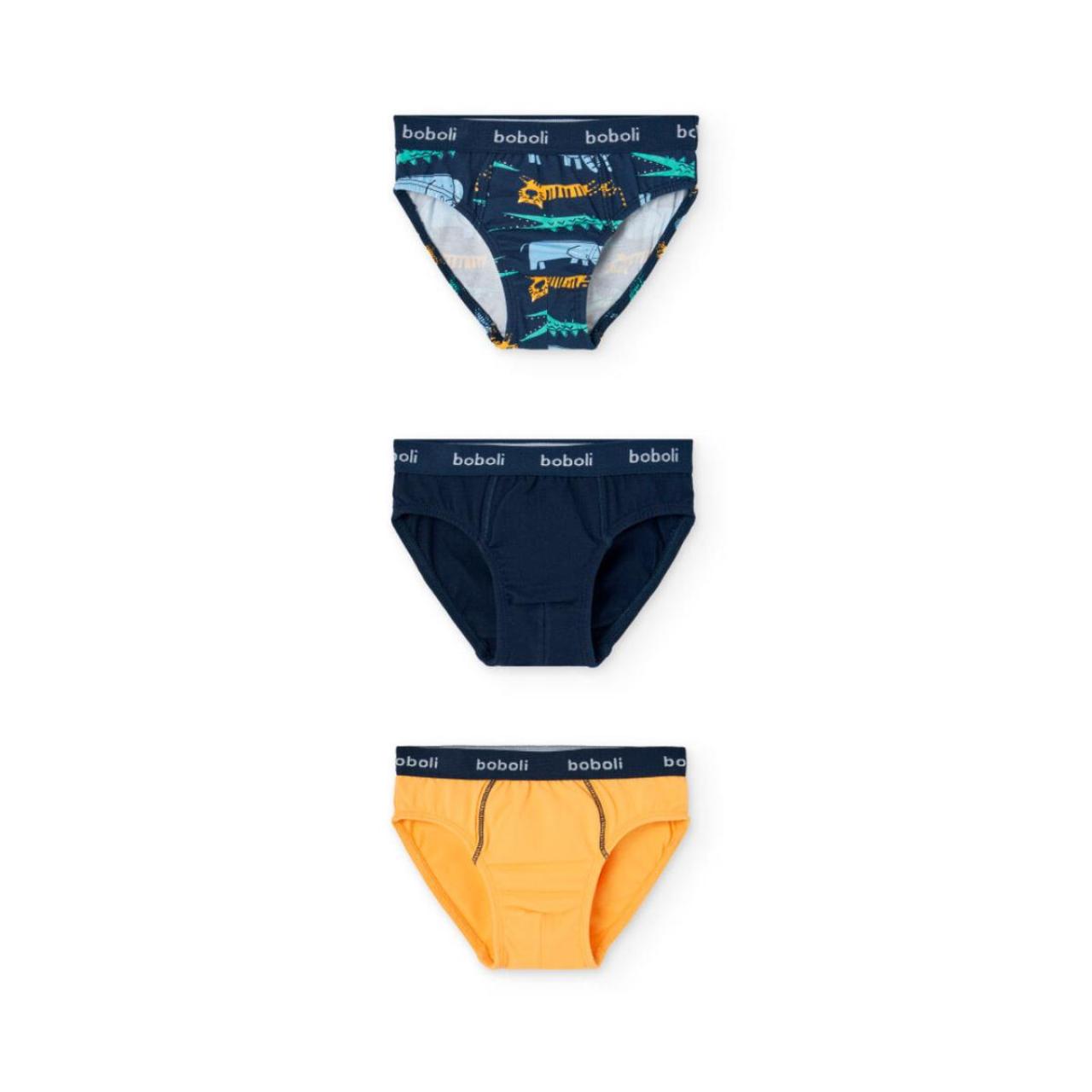 Εσώρουχα σλιπ 3 τεμ. αγόρι Boboli-931069-1209-Navy