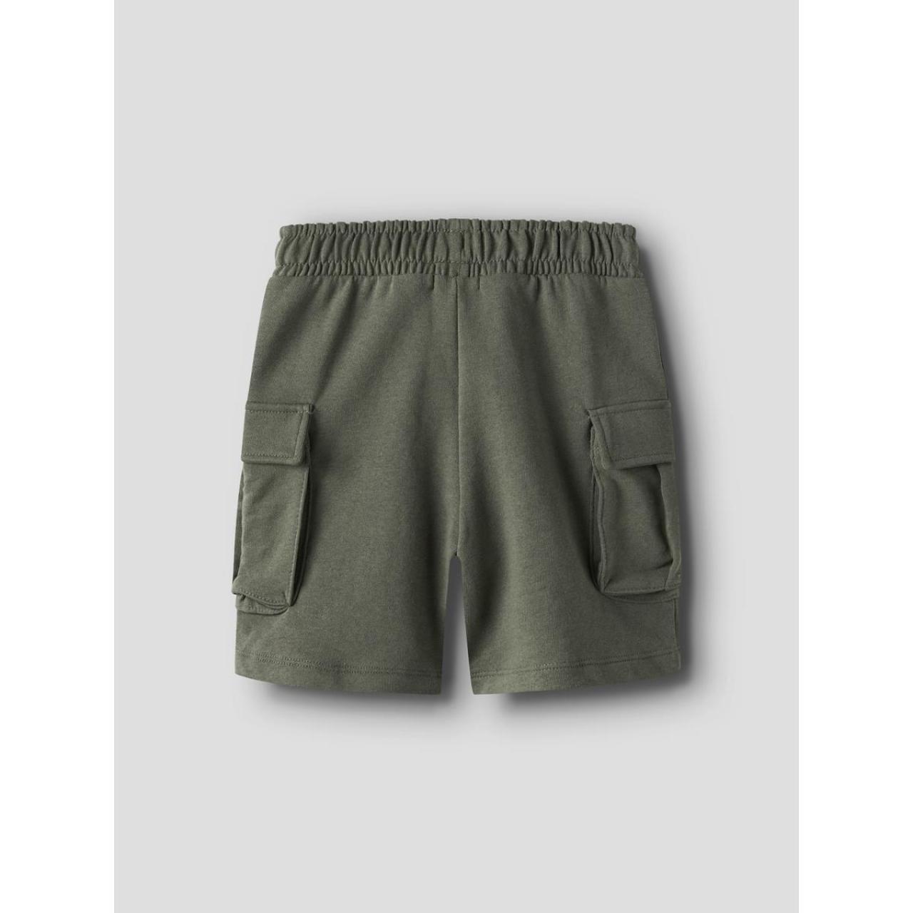 Βερμούδα φούτερ cargo αγόρι name it-13240449-Dusty Olive φωτογραφία