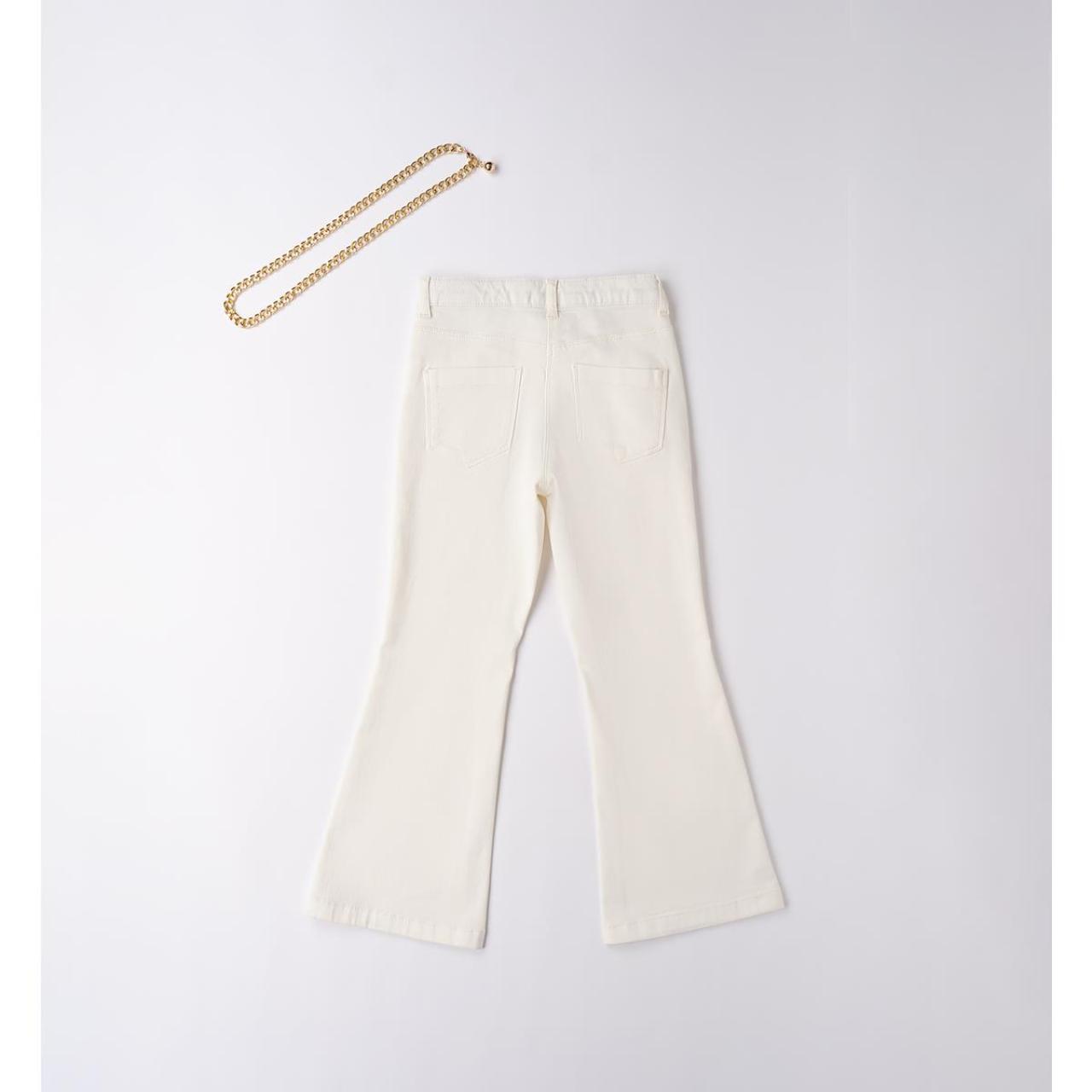 Παντελόνι τζιν καμπάνα κορίτσι I DO-4.B773/K1-0112-White