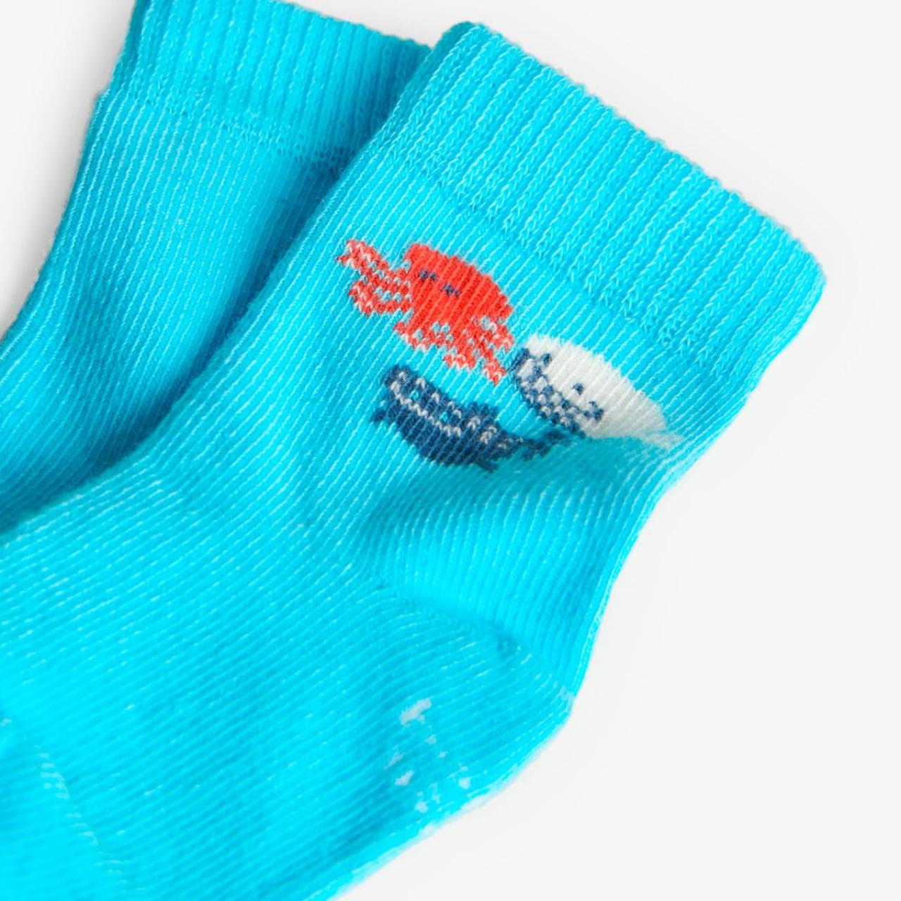 Καλτσάκια 2 τεμ μπεμπέ αγόρι Boboli-191001-2605-Multicolor φωτογραφία