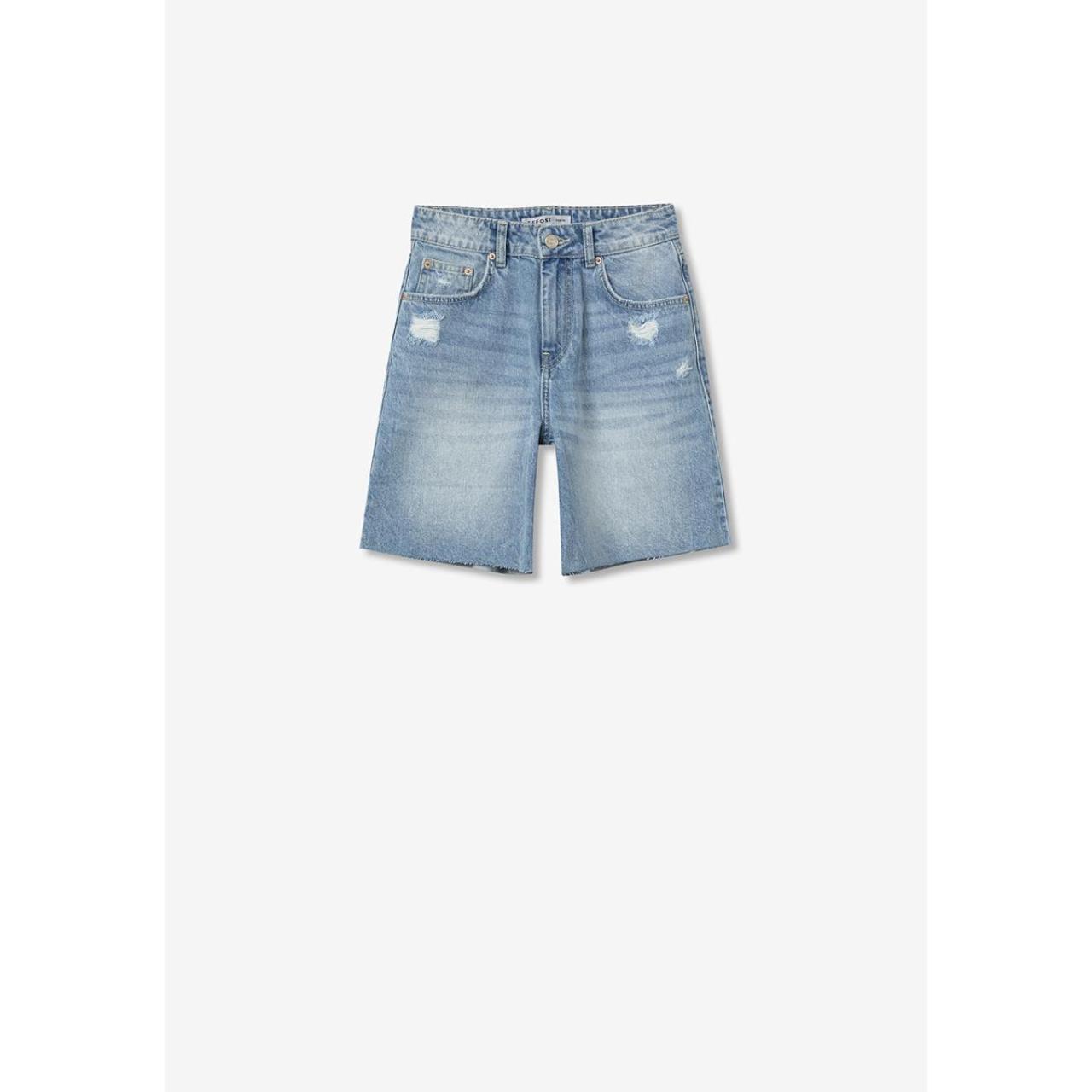Βερμούδα τζιν κορίτσι Tiffosi-10059417-C20-Blue Denim φωτογραφία