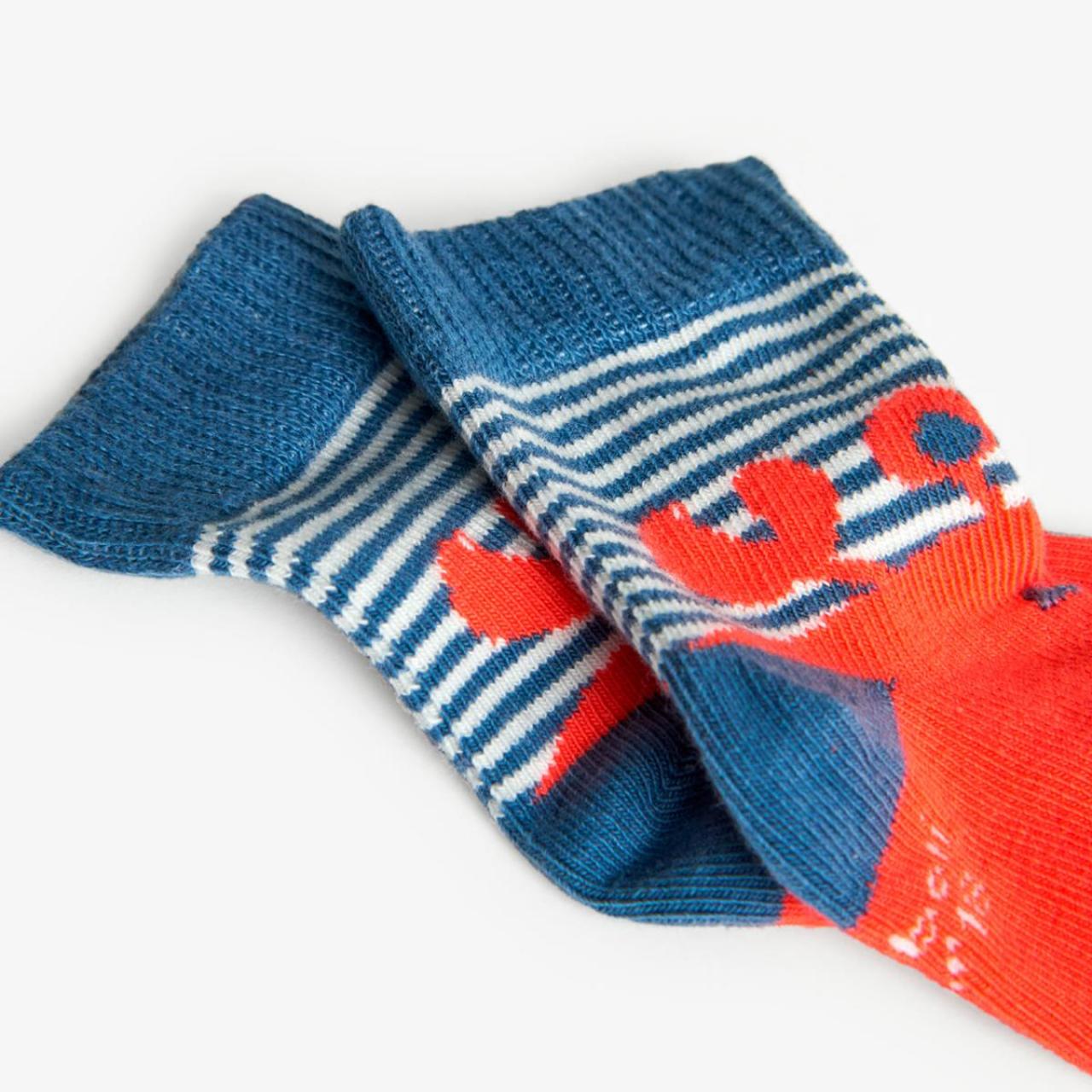 Καλτσάκια 2 τεμ μπεμπέ αγόρι Boboli-191001-2605-Multicolor φωτογραφία