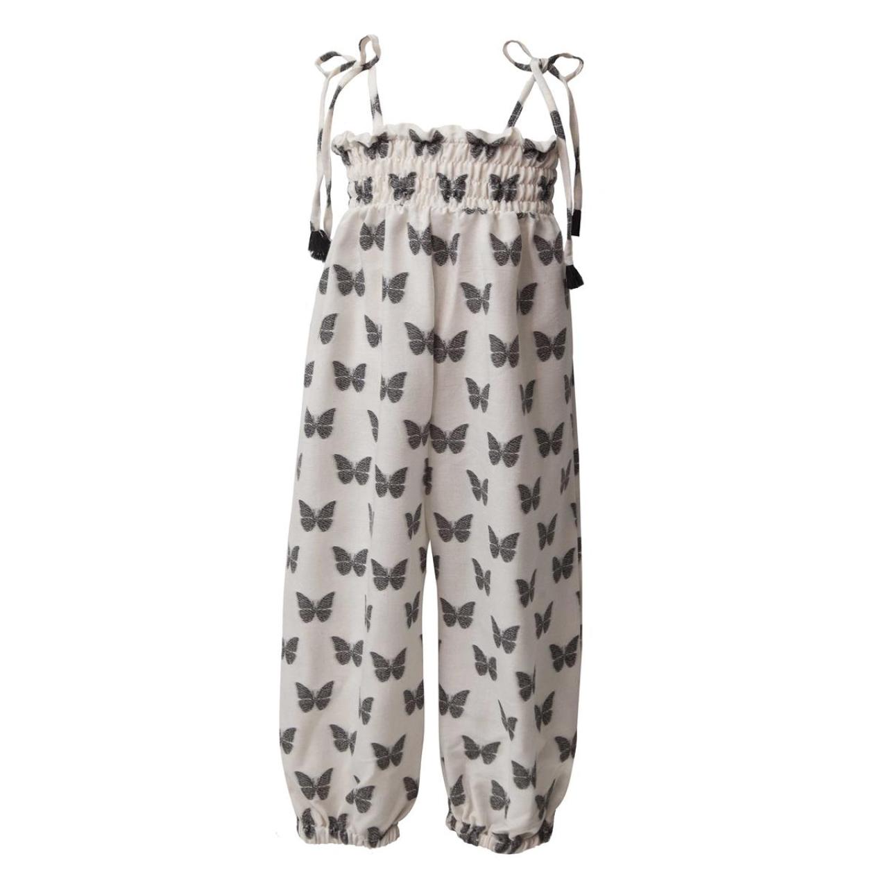 Φόρμα ολόσωμη υφασμάτινη κορίτσι two in a castle-T6014-BLACK φωτογραφία