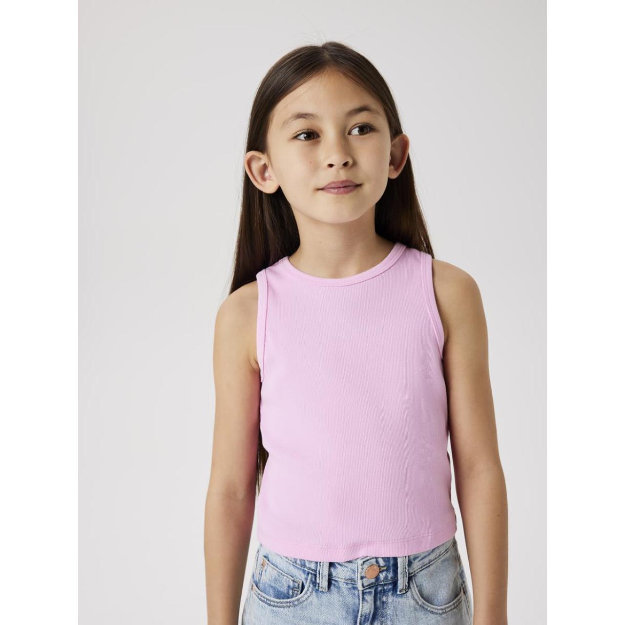 Μπλούζα μακό ριμπ κορίτσι name it-13236672-Pink Frosting-organic cotton φωτογραφία