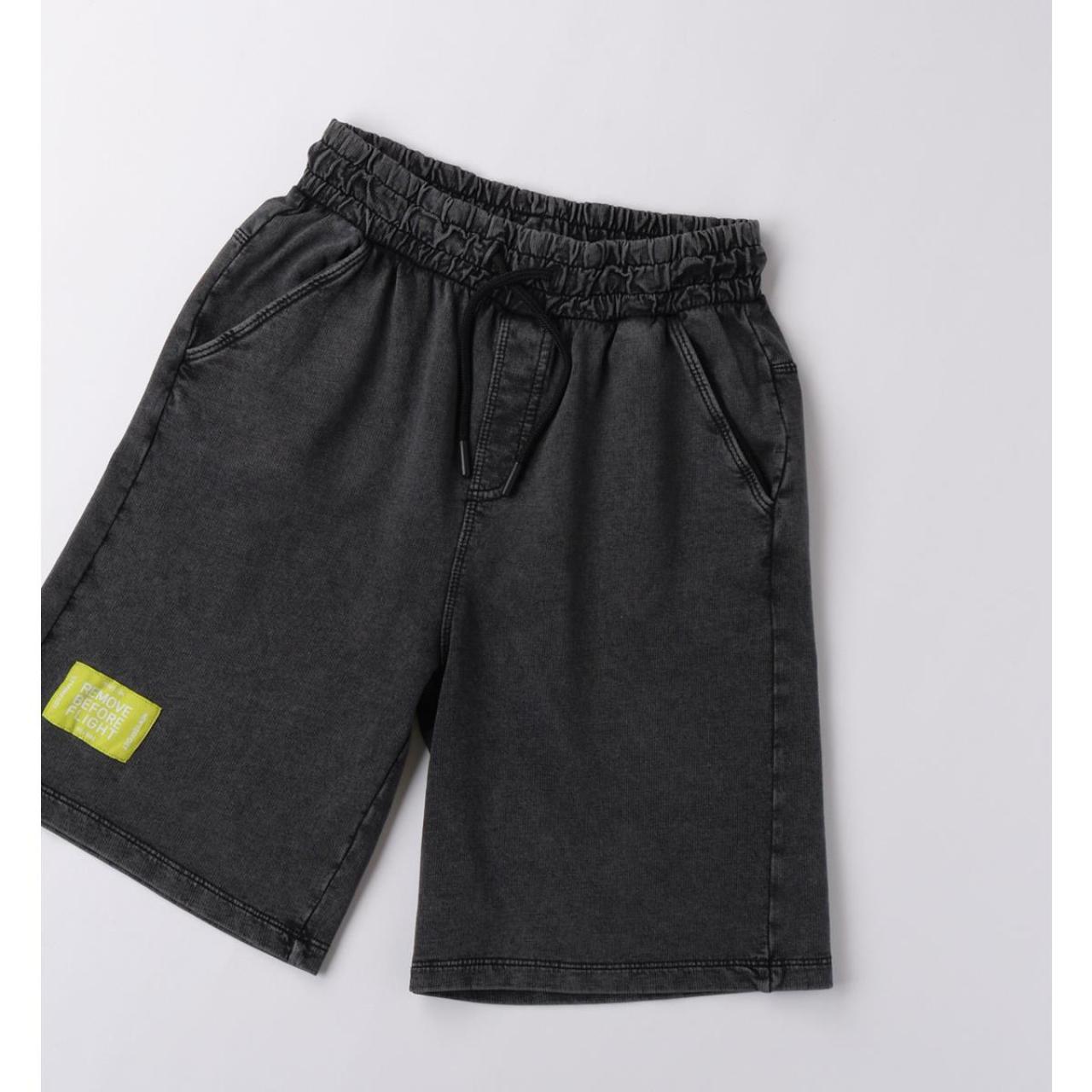 Βερμούδα φούτερ αγόρι I DO-4.B675/00-0658-Black φωτογραφία