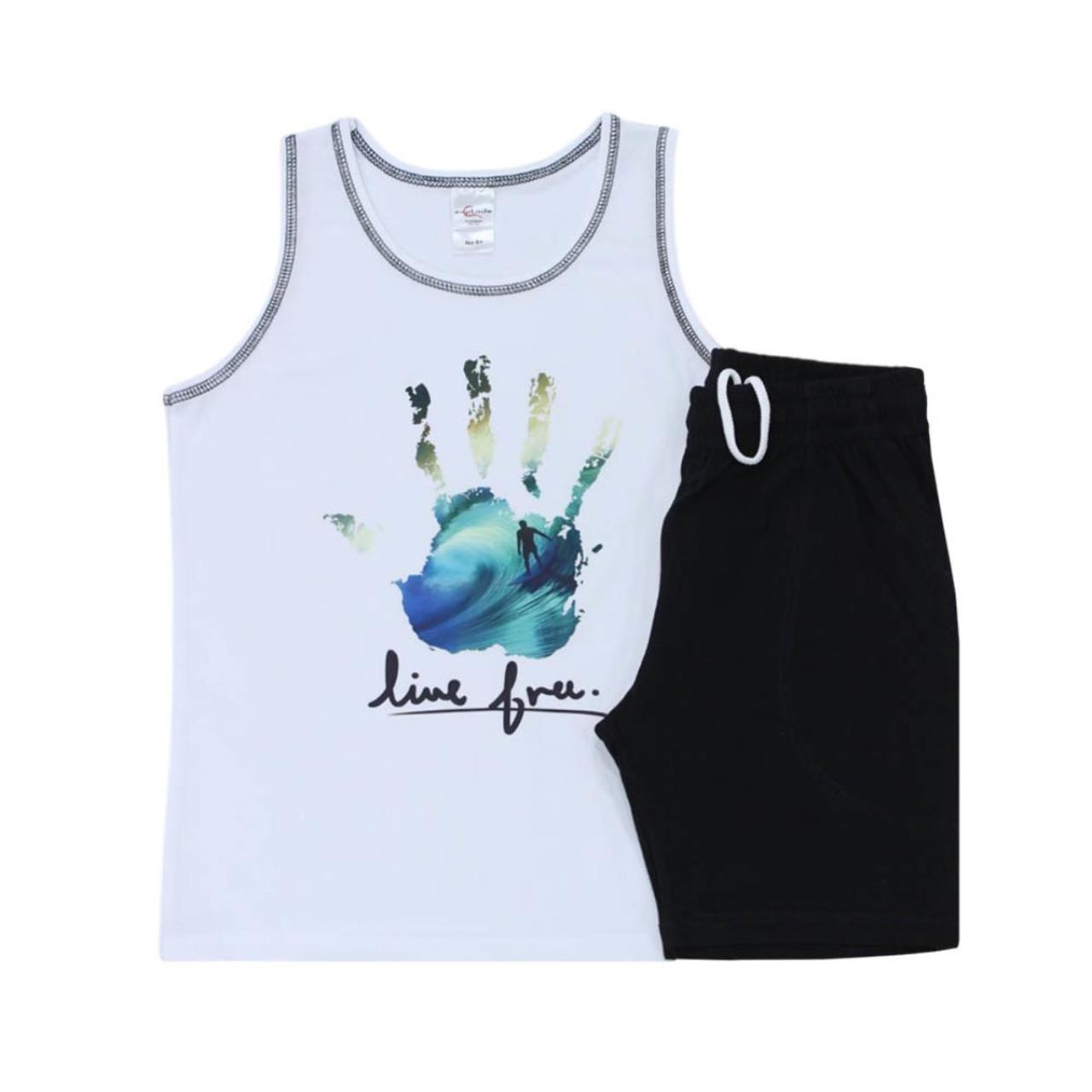 PROD Σετ μακό αμάνικο αγόρι Prod-1635201-White