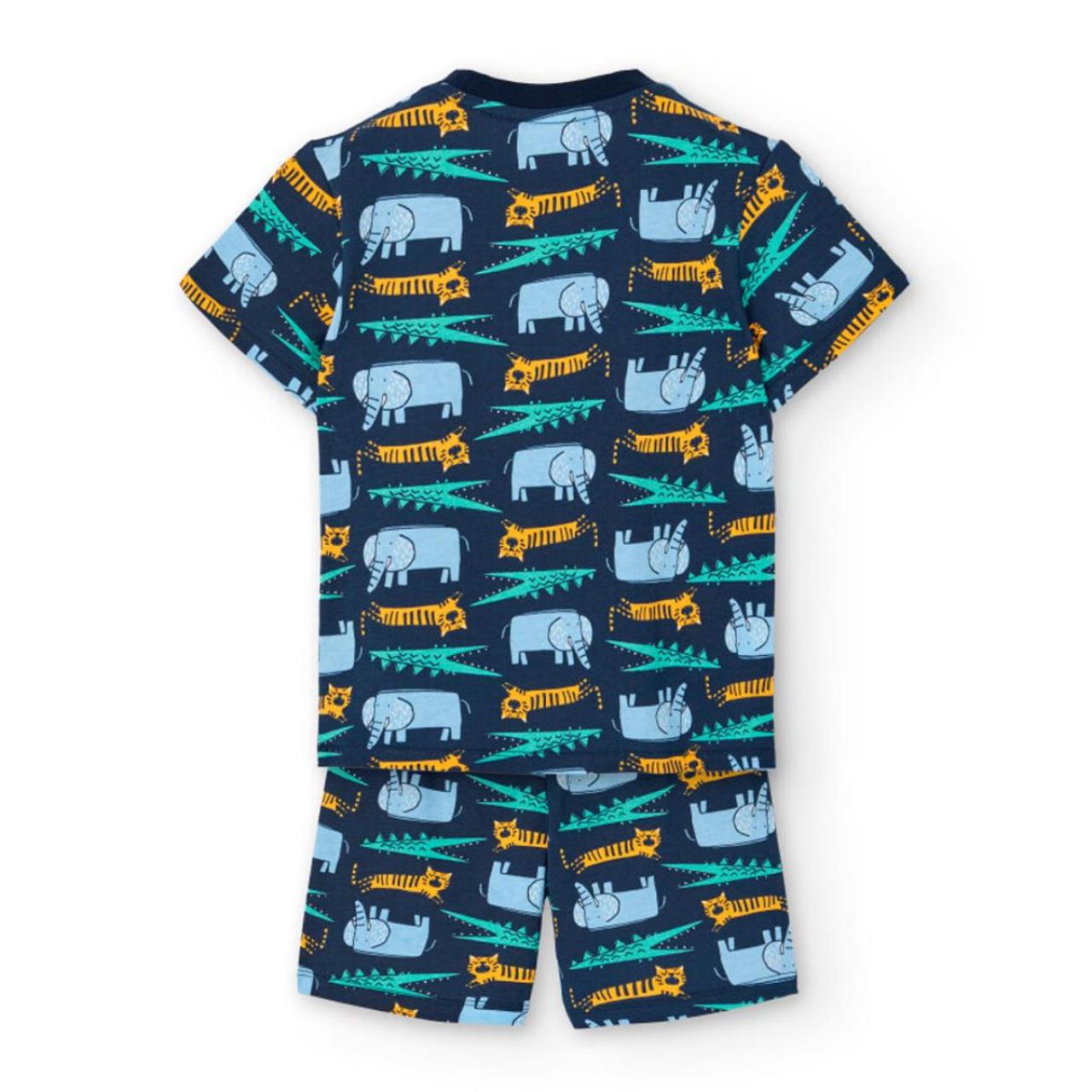 Πιτζάμα μακό αγόρι Boboli-931058-9470-Navy φωτογραφία