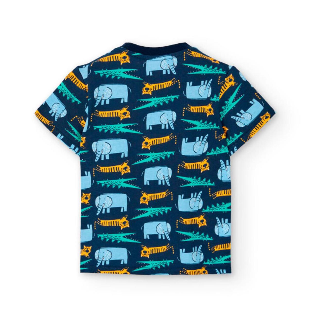 Πιτζάμα μακό αγόρι Boboli-931058-9470-Navy φωτογραφία