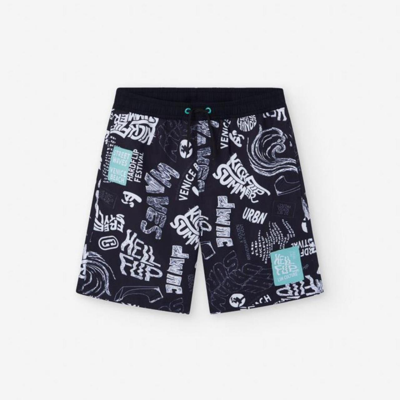 LOSAN Μαγιό βερμούδα αγόρι Losan-LJBAP0701_25003-BLACK