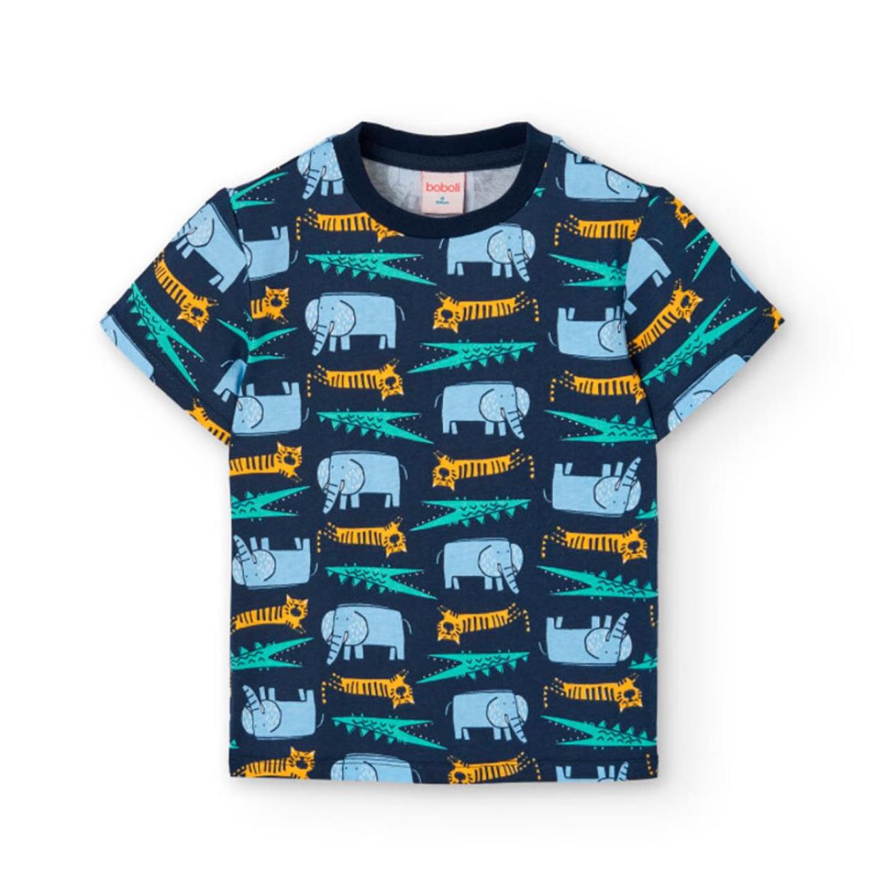 Πιτζάμα μακό αγόρι Boboli-931058-9470-Navy φωτογραφία