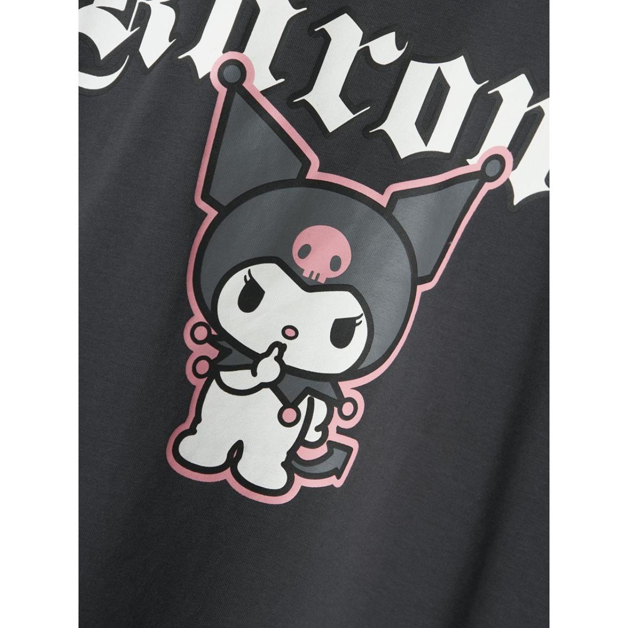 Μπλούζα μακό Kuromi κορίτσι name it-13245742-Asphalt φωτογραφία