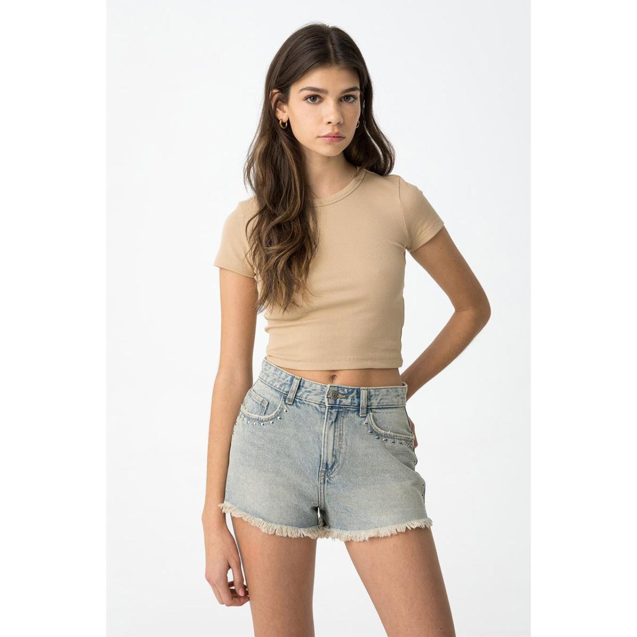 Μπλούζα ριμπ κορίτσι Tiffosi-10059127-168-Beige