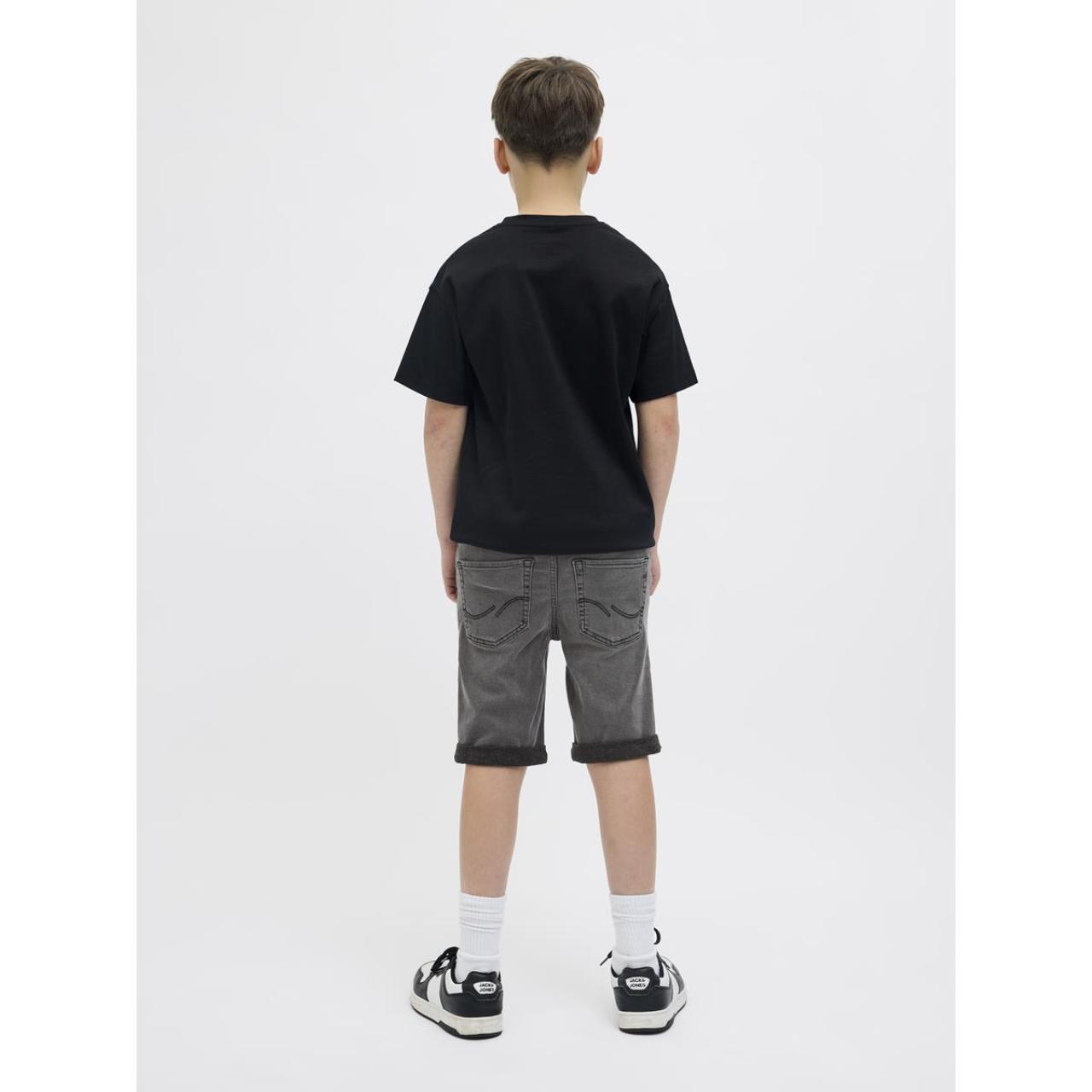 Βερμούδα τζιν αγόρι JACK & JONES-12269728-Grey Denim φωτογραφία