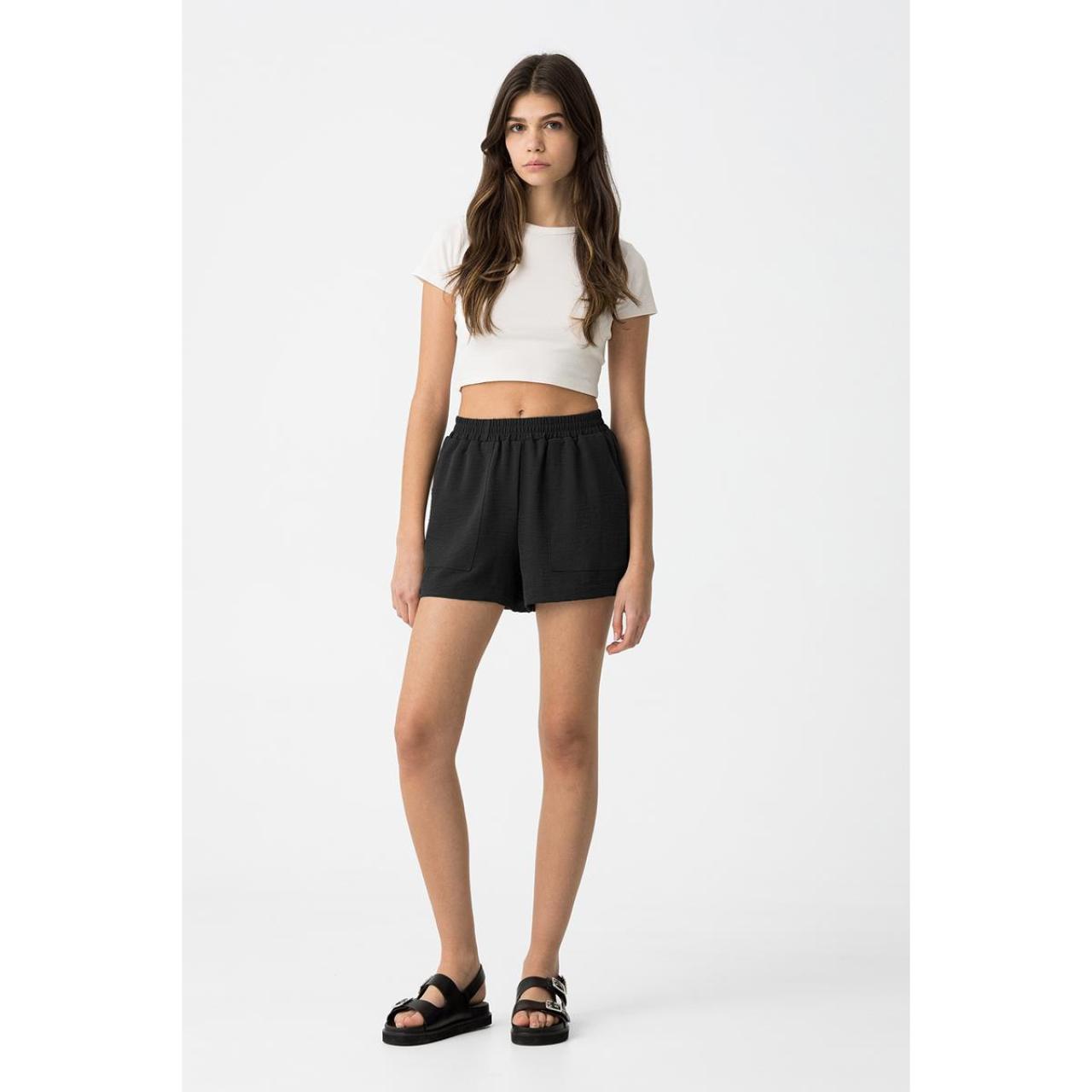 Σορτς υφασμάτινο κορίτσι Tiffosi-10059956-000-Black φωτογραφία