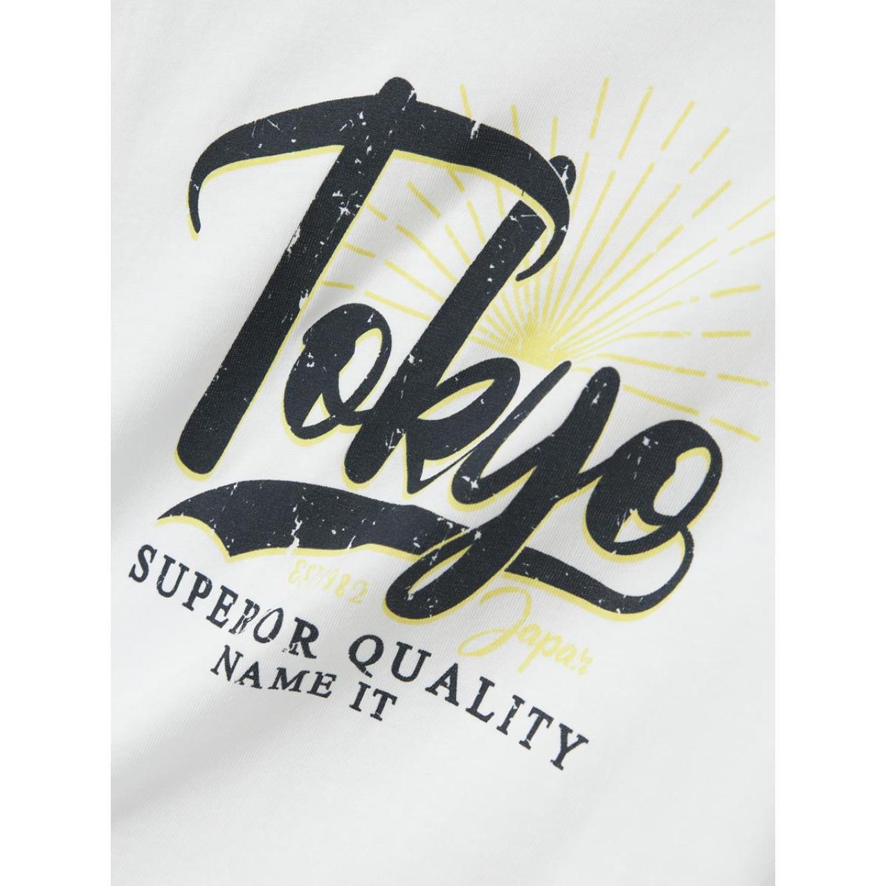 Μπλούζα μακό αγόρι name it-13234714-Bright White φωτογραφία