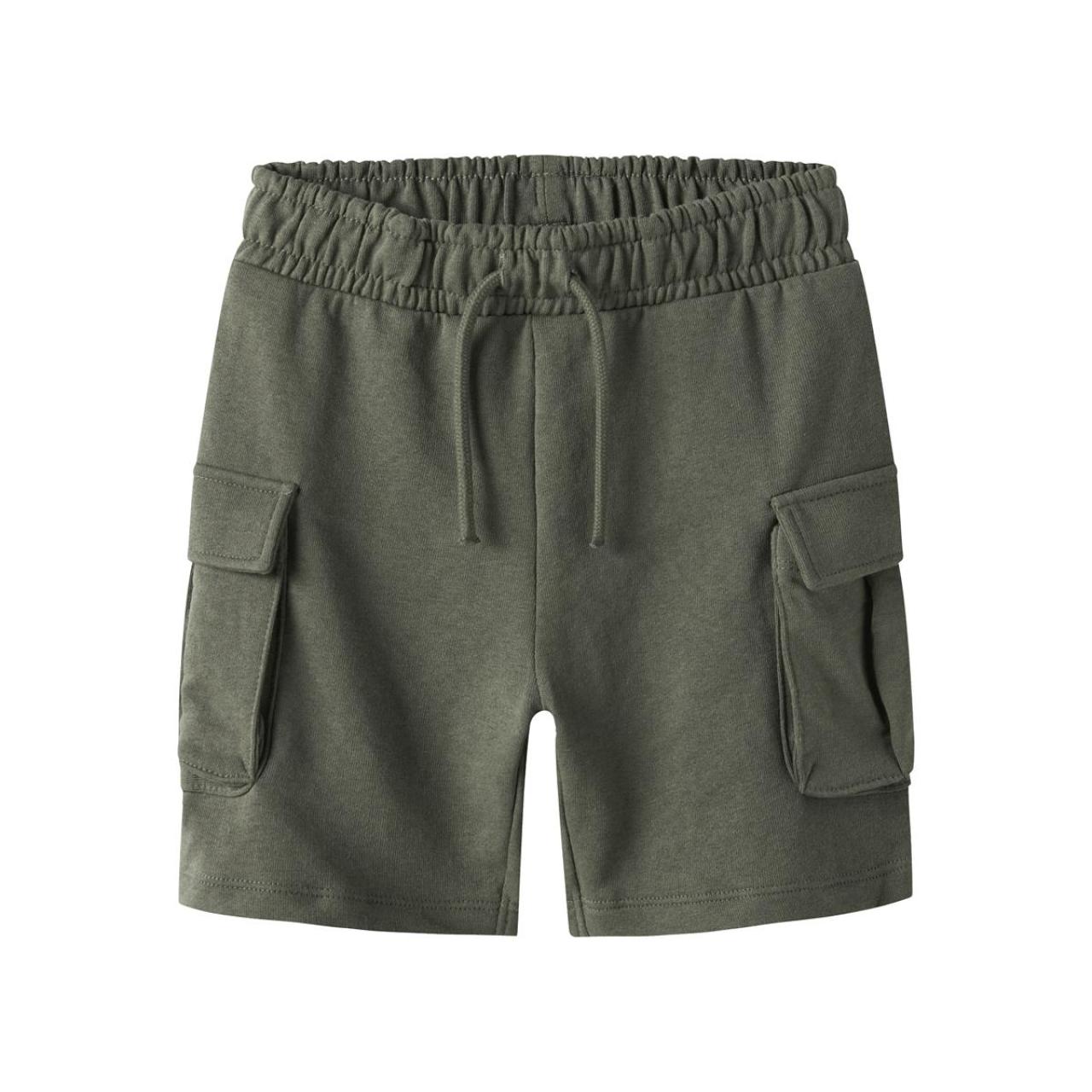 Name it Βερμούδα φούτερ cargo αγόρι name it-13240449-Dusty Olive