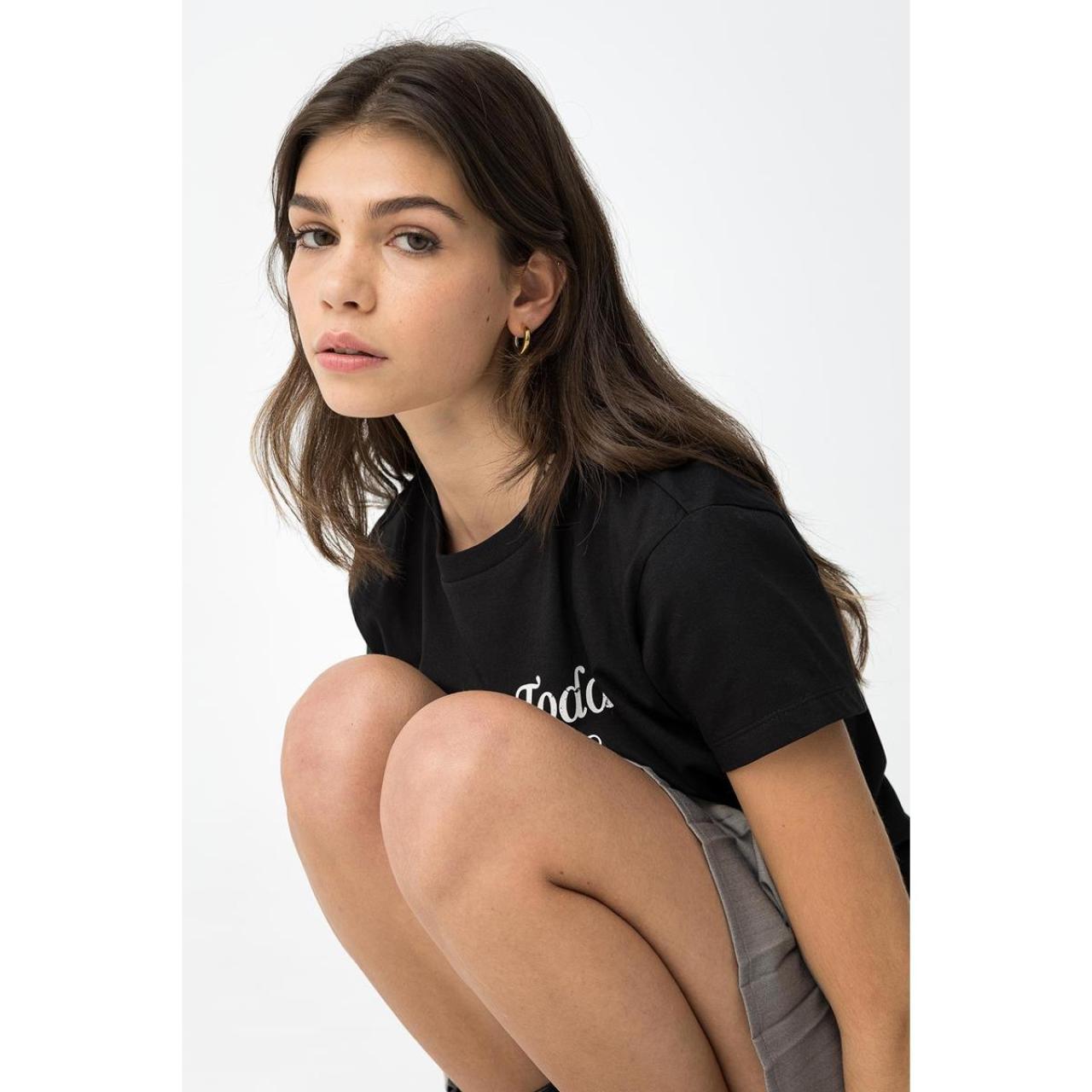 Μπλούζα μακό κορίτσι Tiffosi-10059216-000-Black φωτογραφία