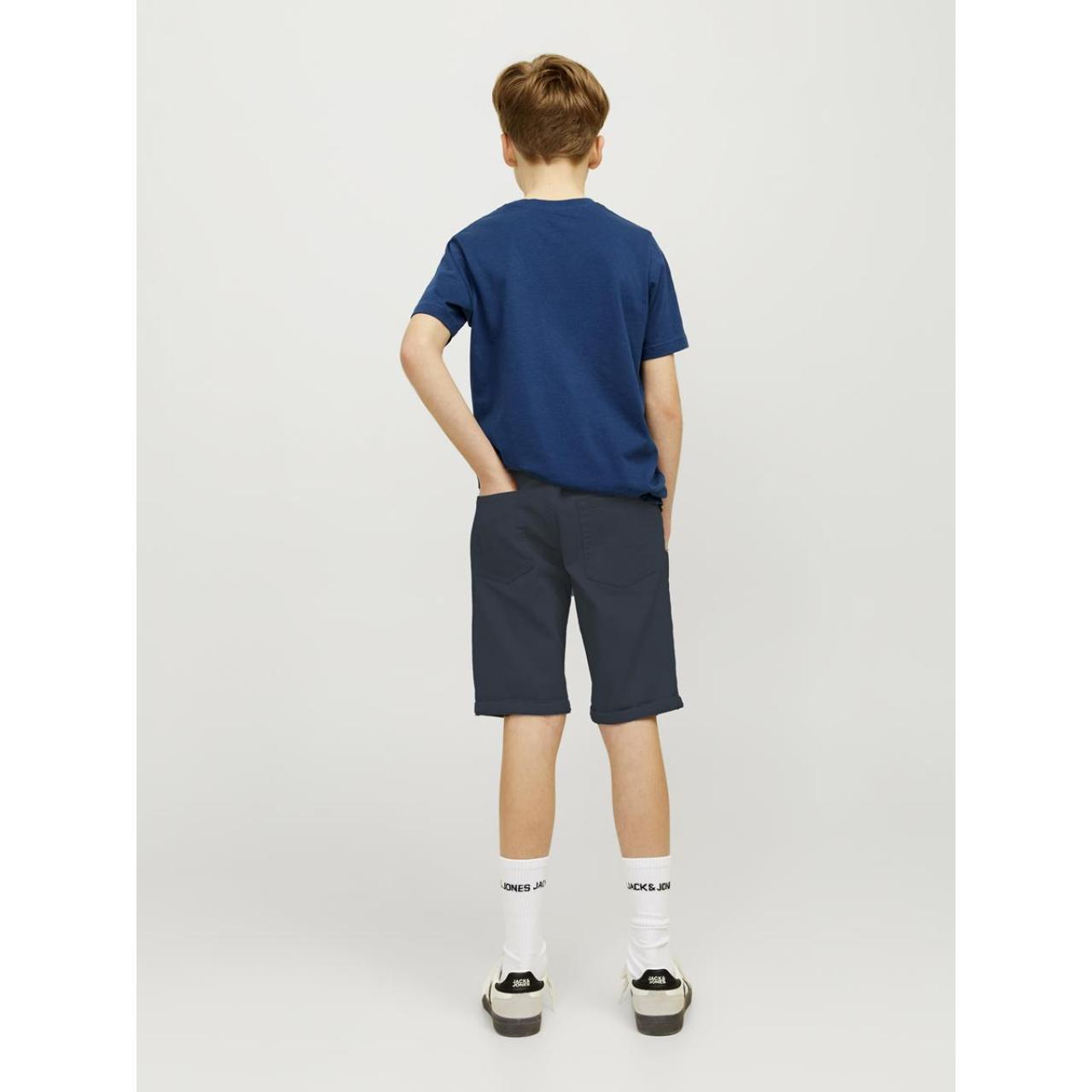 Βερμούδα υφασμάτινη αγόρι JACK & JONES-12224629-Navy Blazer