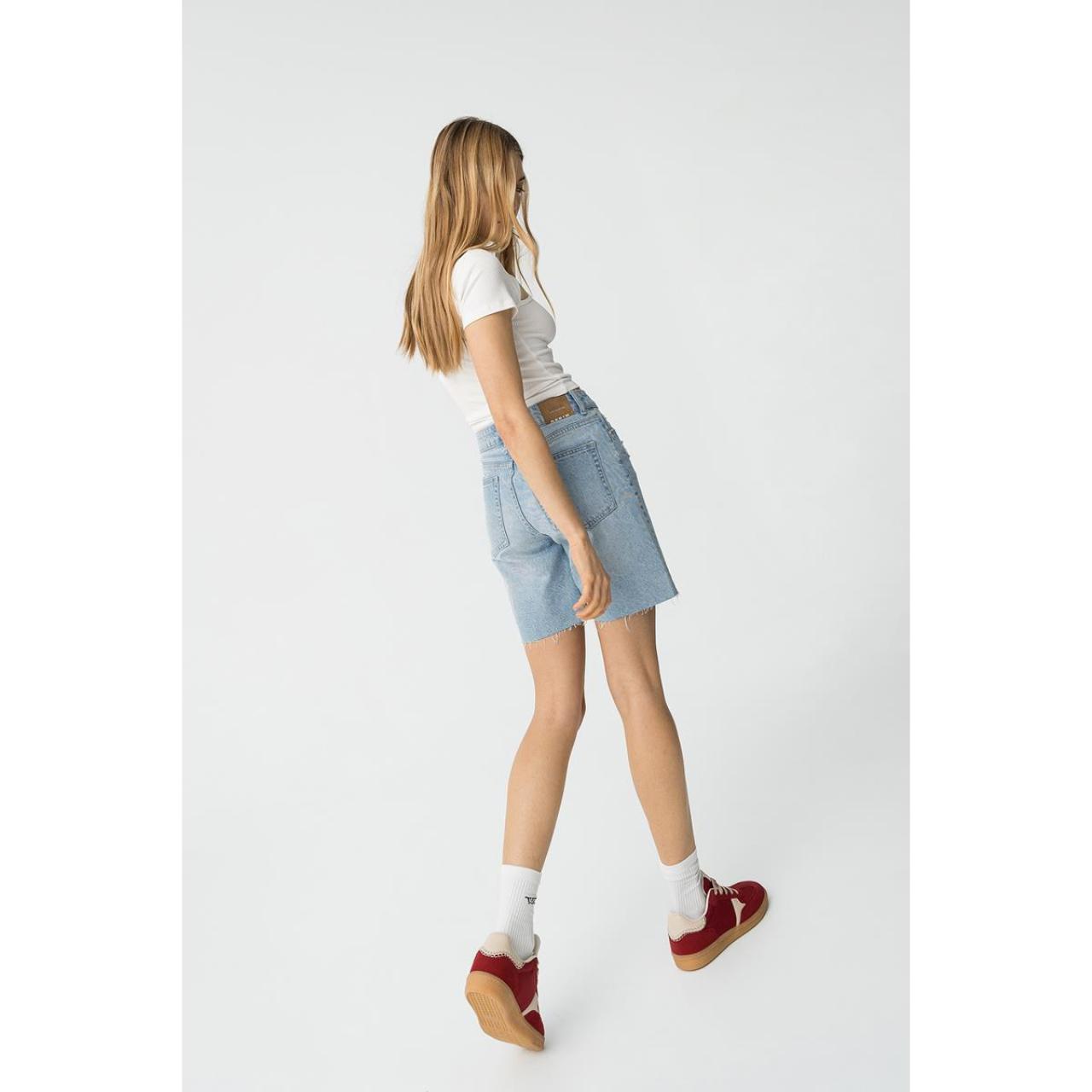 Βερμούδα τζιν κορίτσι Tiffosi-10059417-C20-Blue Denim φωτογραφία