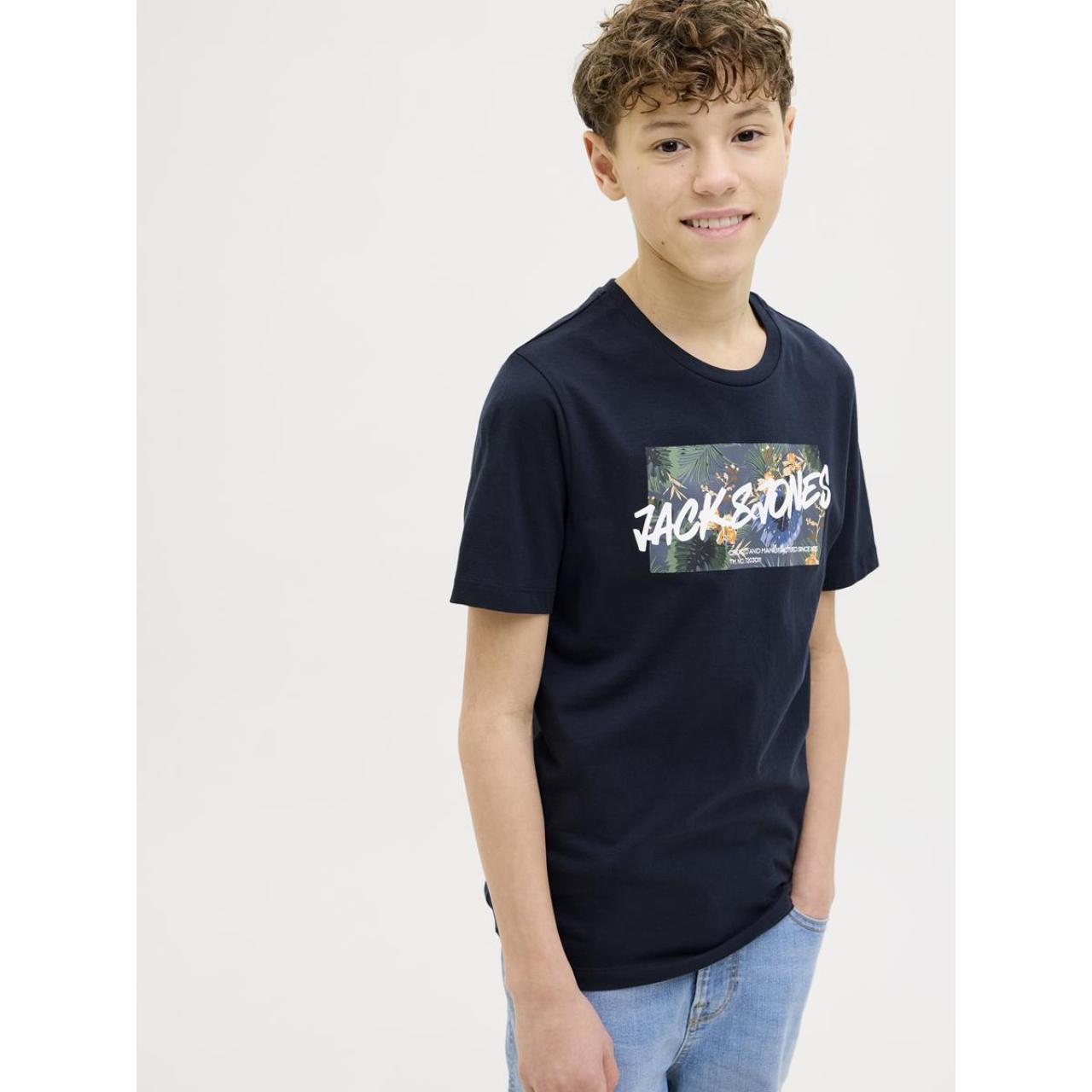 JACK&JONES Μπλούζα μακό αγόρι JACK & JONES-12269916-Sky Captain