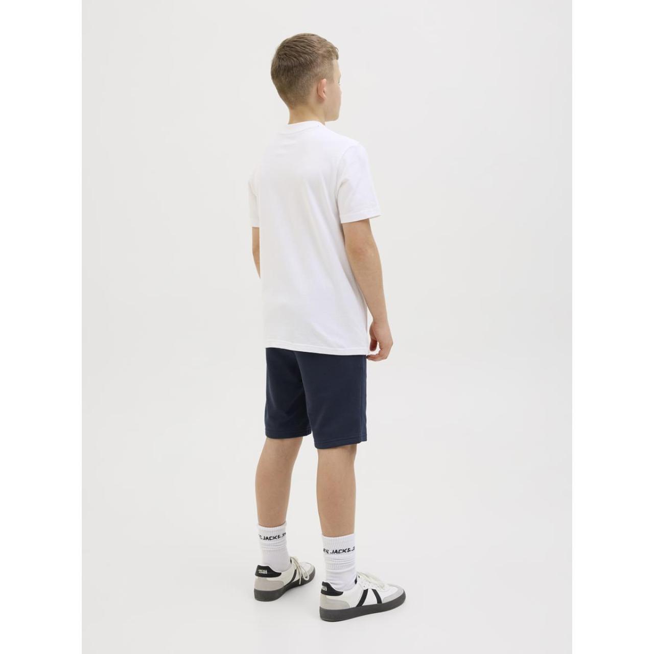Βερμούδα φούτερ αγόρι JACK & JONES-12204818-Navy Blazer