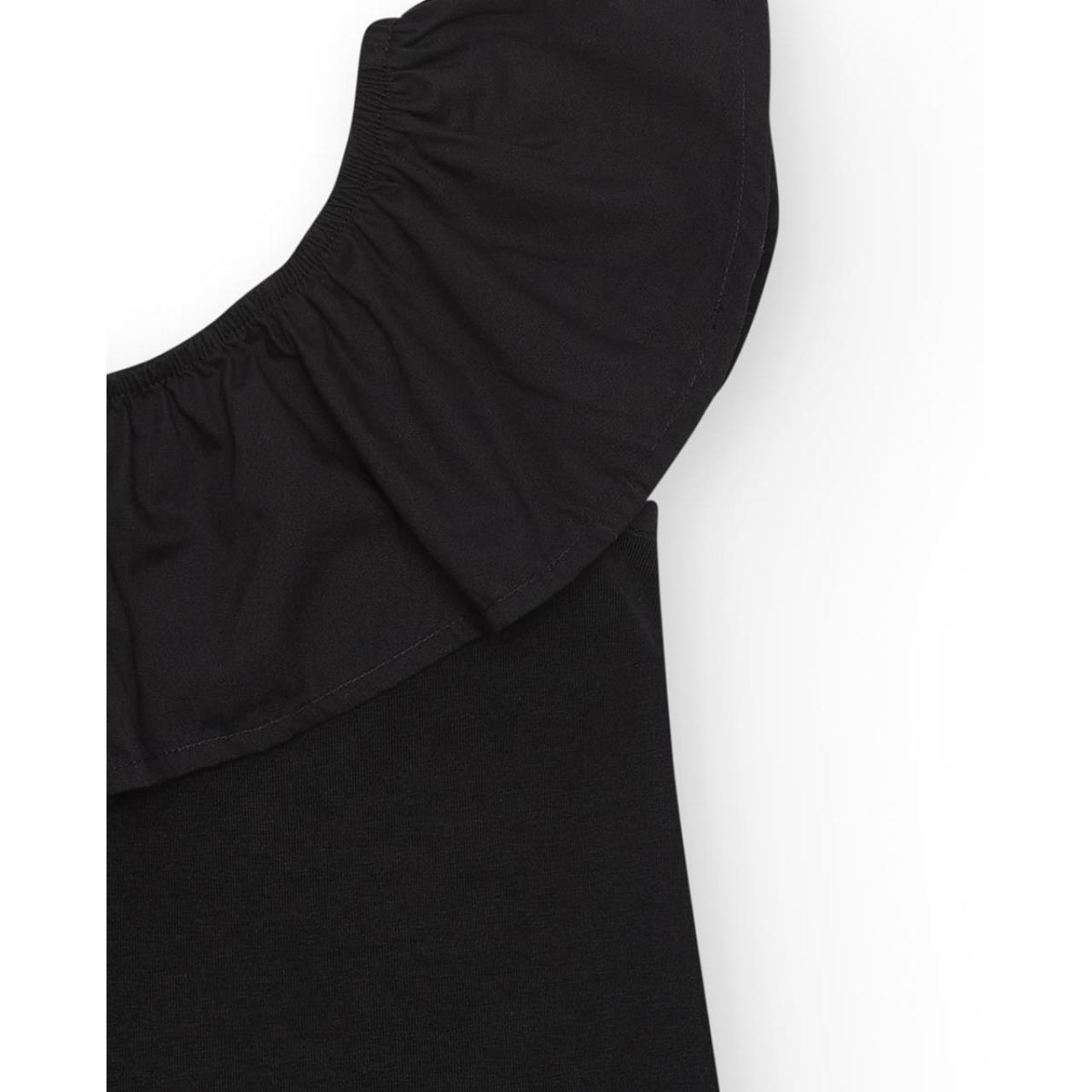 Μπλούζα μακό κορίτσι Nath-KG08T602X1-Black φωτογραφία