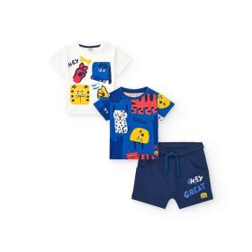 Σετ μακό 3 τεμ. αγόρι tuc tuc-11389531-BLUE