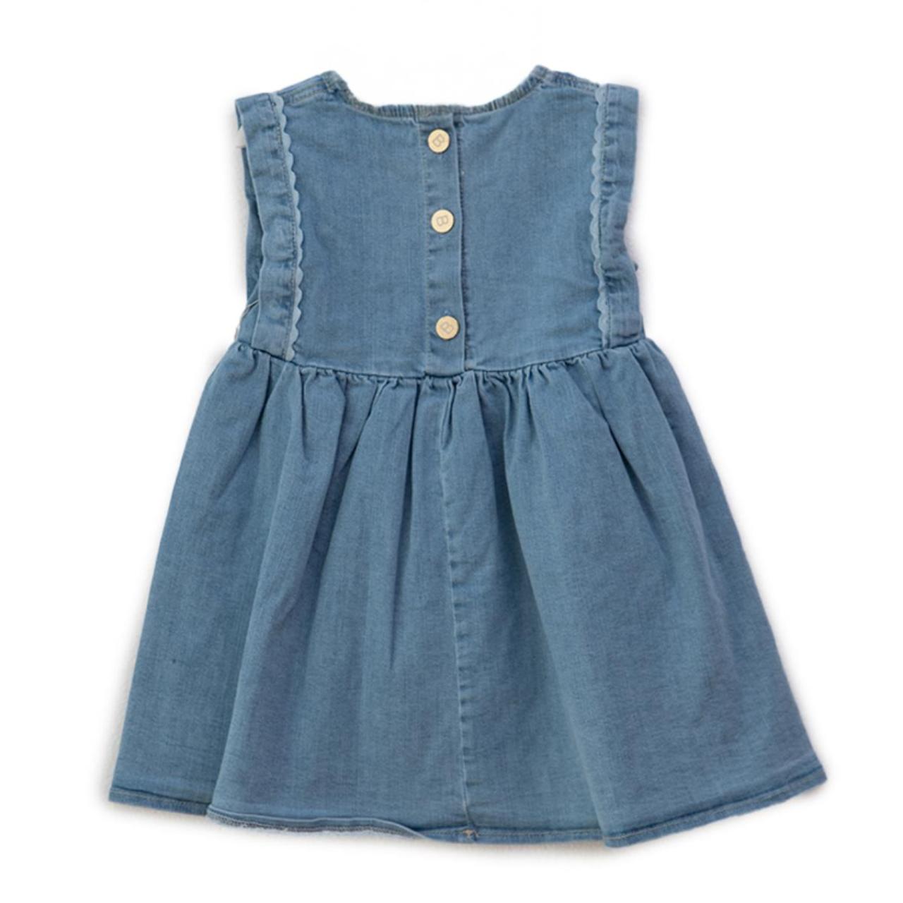 Φόρεμα τζιν μπεμπέ κορίτσι Restart-25-10113-Blue φωτογραφία