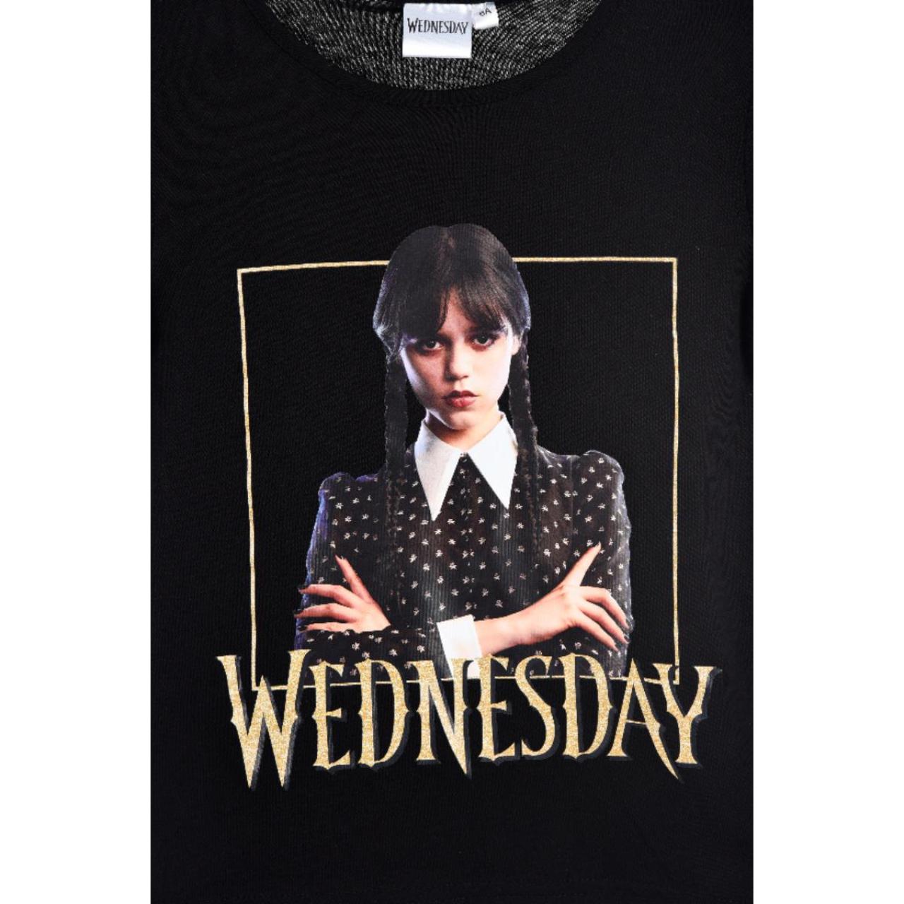 Μπλούζα μακό κορίτσι Wednesday-YE10378-BLACK φωτογραφία