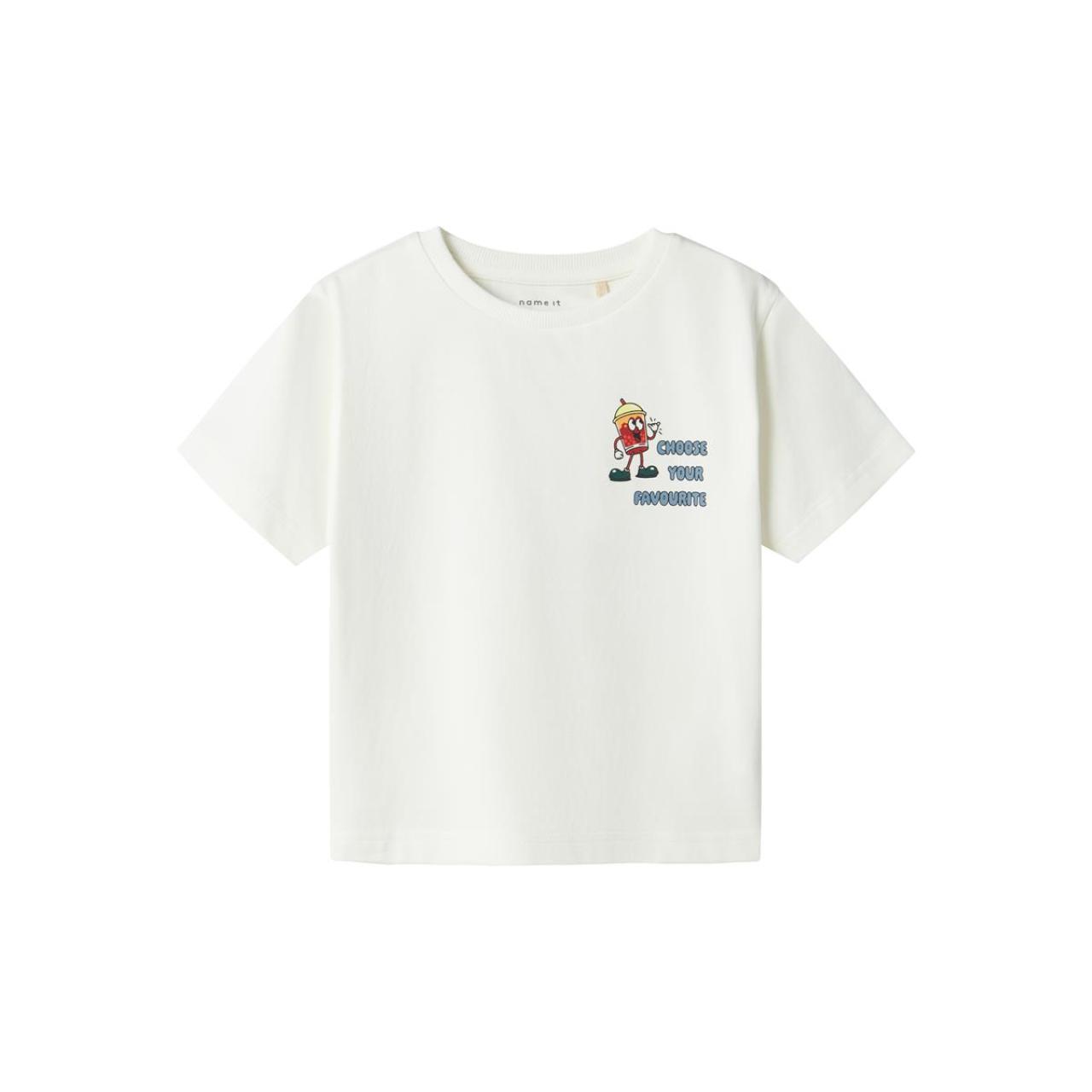 Name it Μπλούζα μακό αγόρι name it-13241194-Cloud Dancer-organic cotton