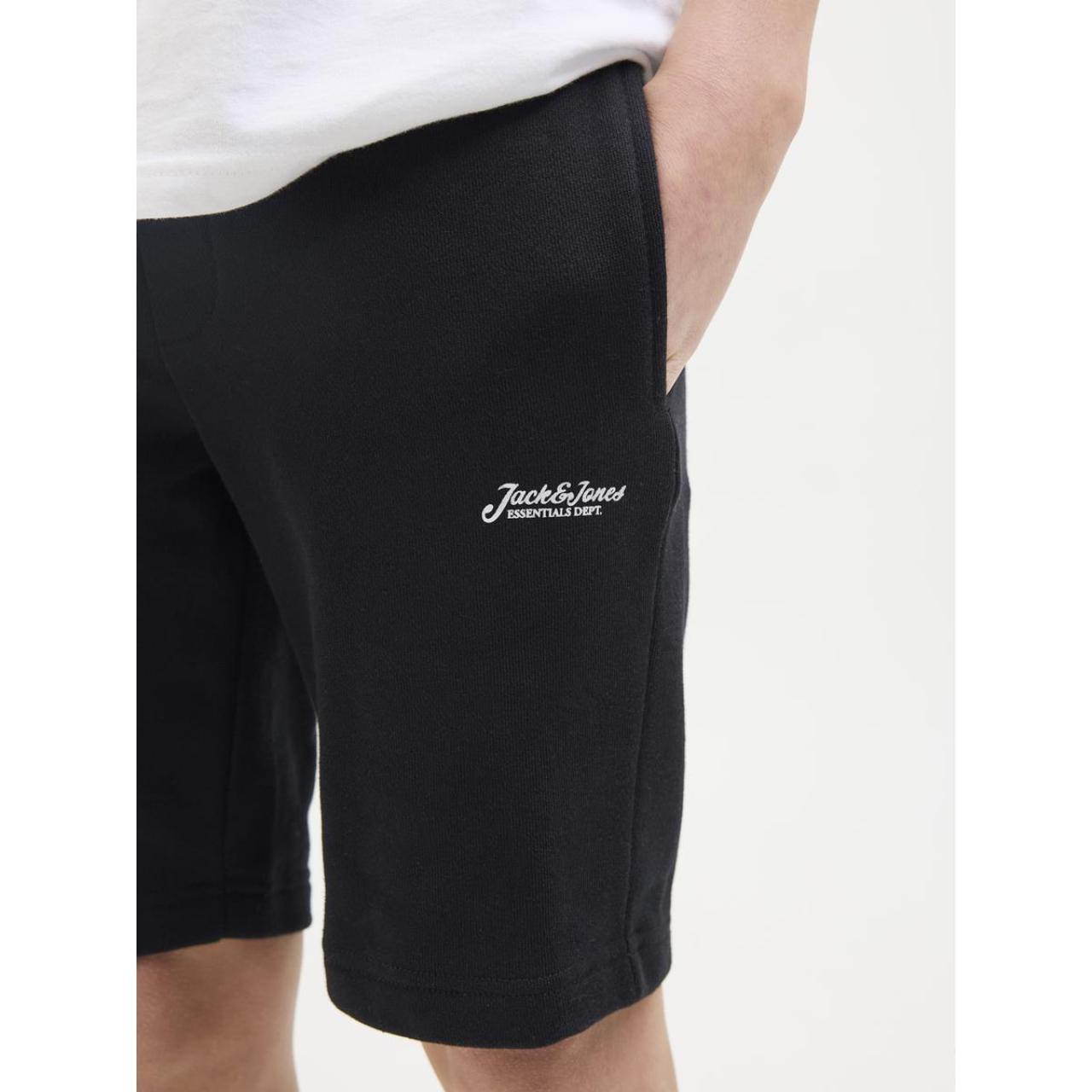 Βερμούδα φούτερ αγόρι JACK & JONES-12270663-Black