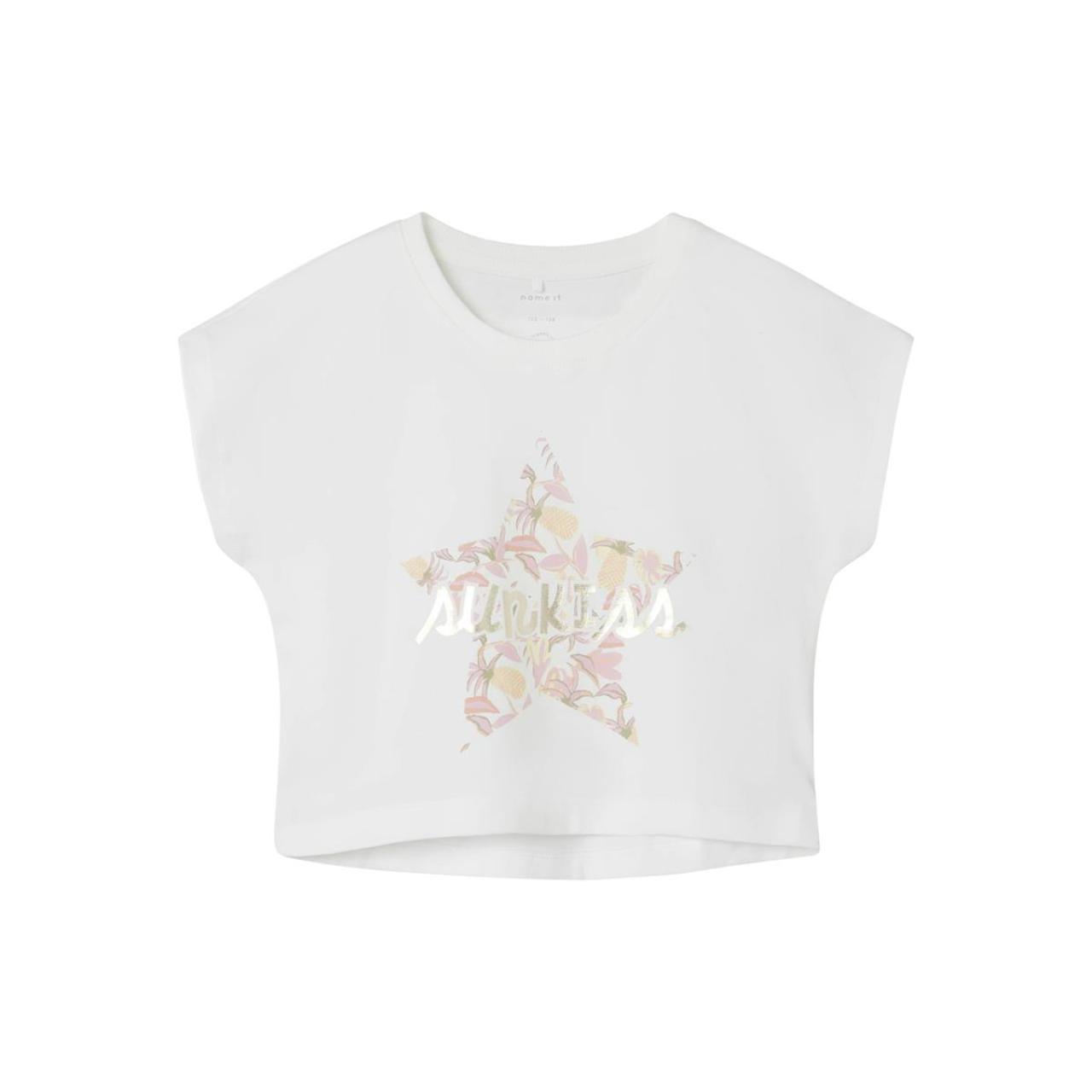 Μπλούζα μακό crop κορίτσι name it-13242186-Cloud Dancer-organic cotton