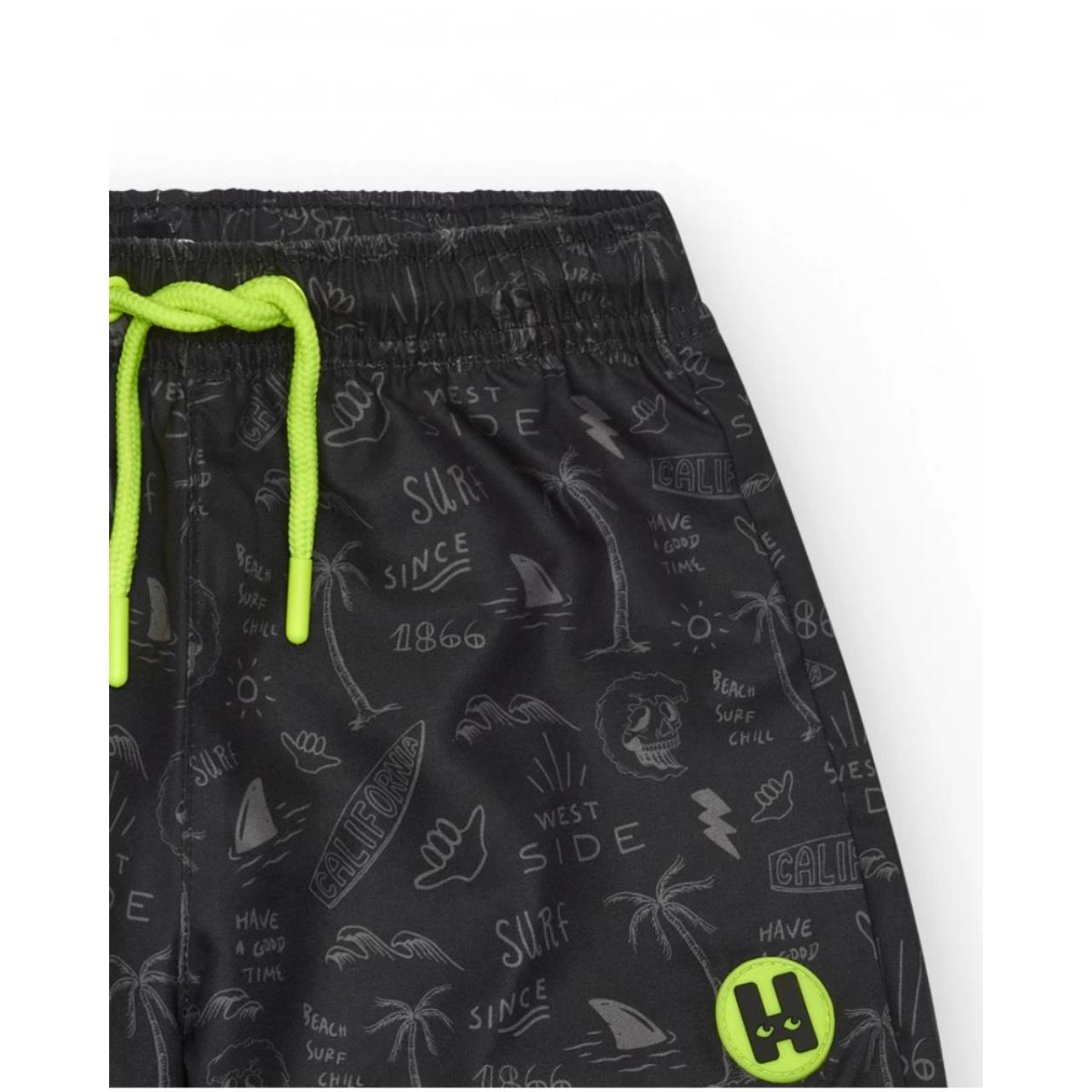 Μαγιό σορτς αγόρι Nath-KB08W401X1-Black φωτογραφία