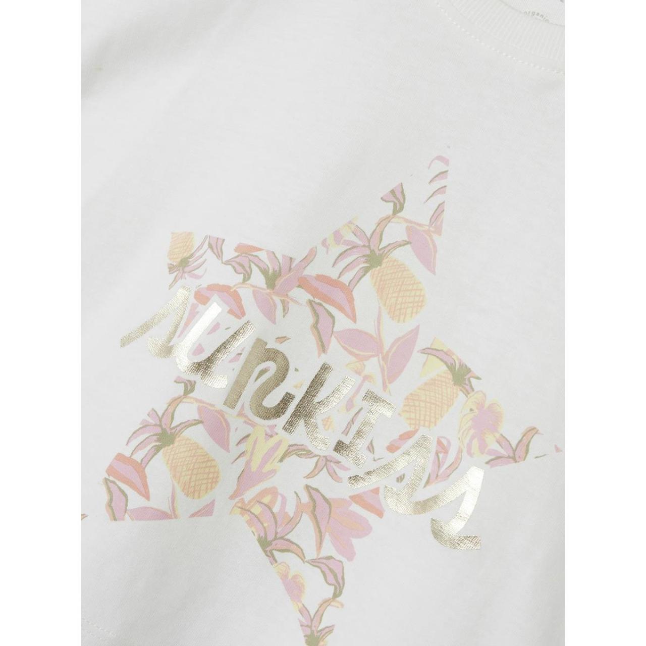 Μπλούζα μακό crop κορίτσι name it-13242186-Cloud Dancer-organic cotton