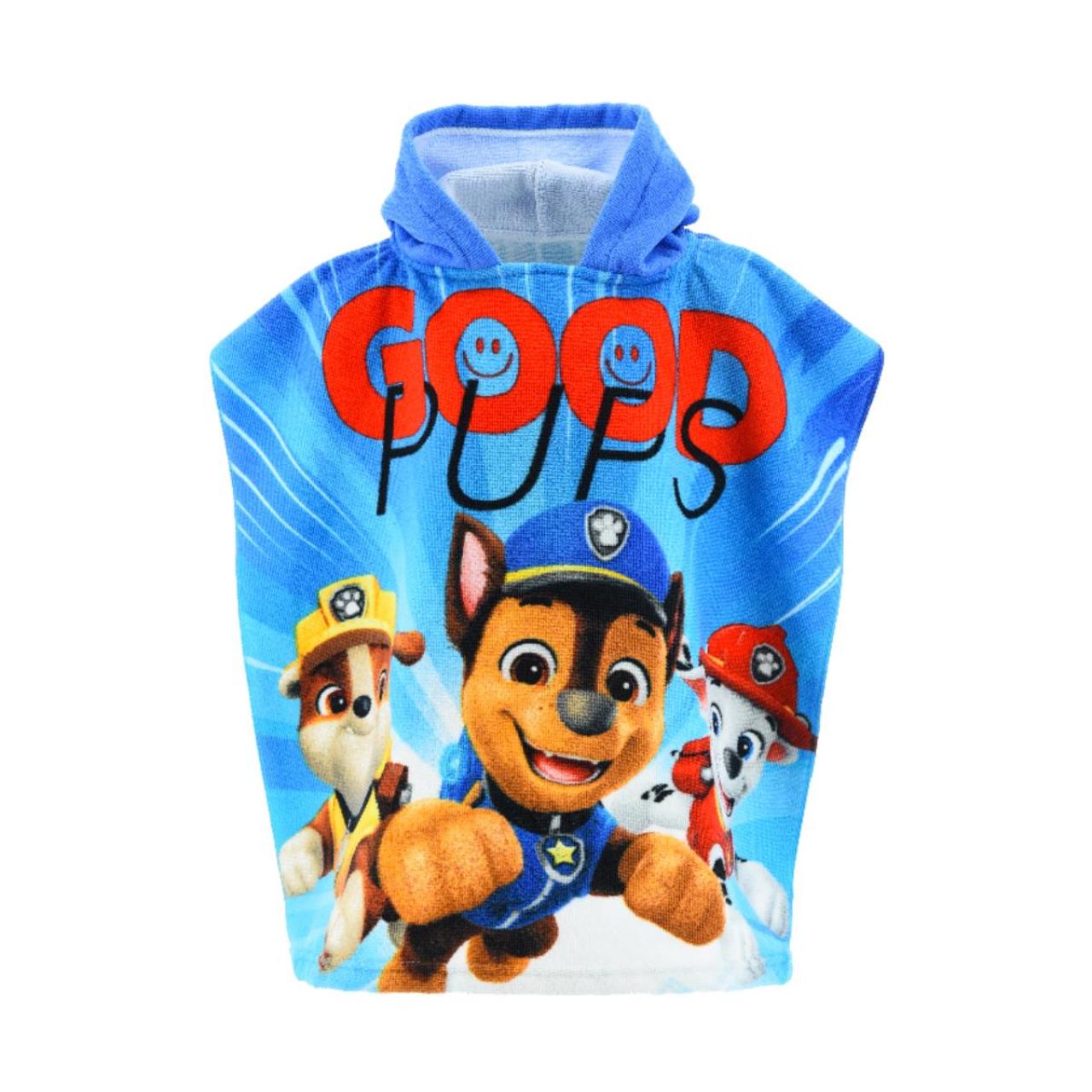 SUPER HEROES Πόντσο αγόρι Paw Patrol-YE18106-BLUE
