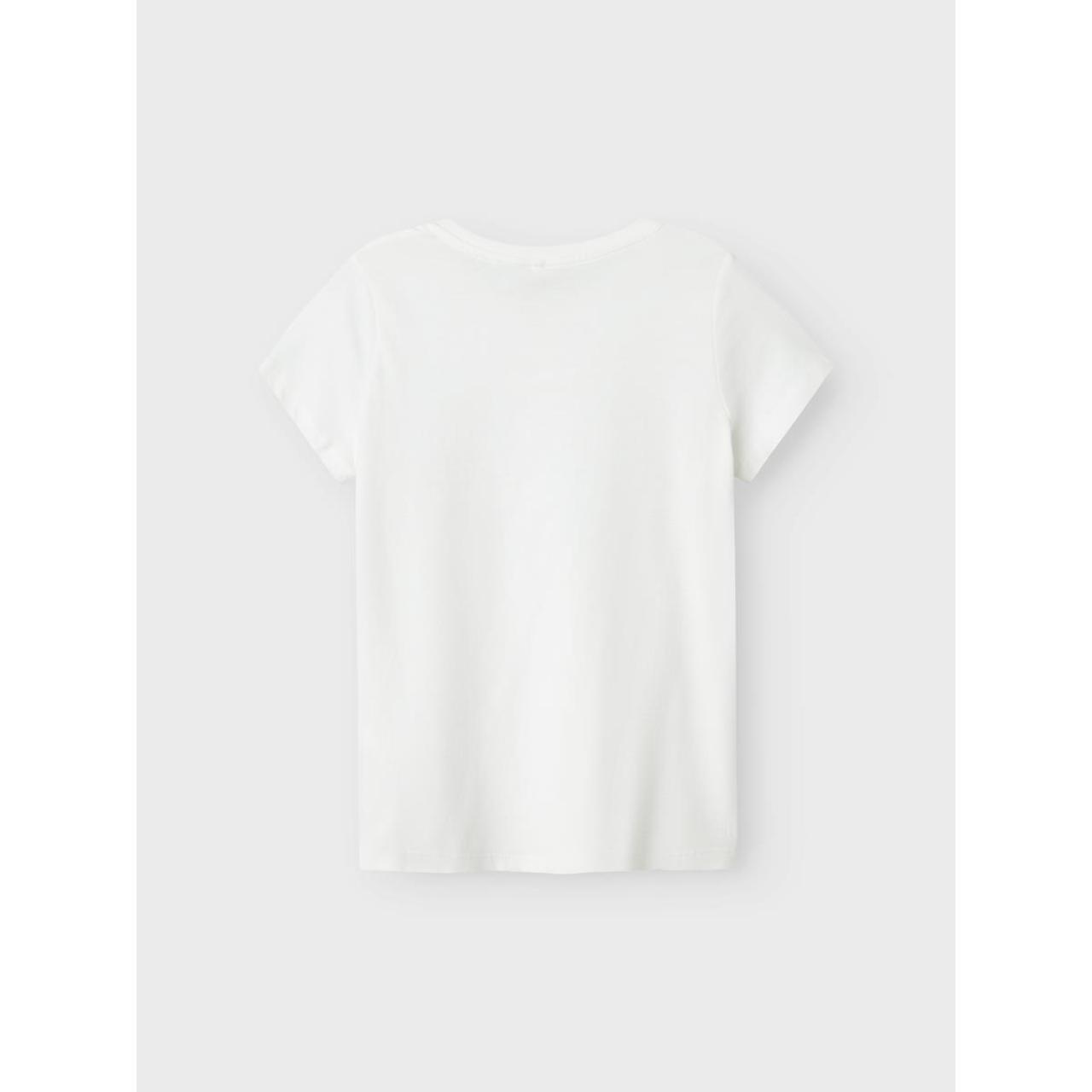 Μπλούζα μακό κορίτσι name it-13244100-Bright White-organic cotton