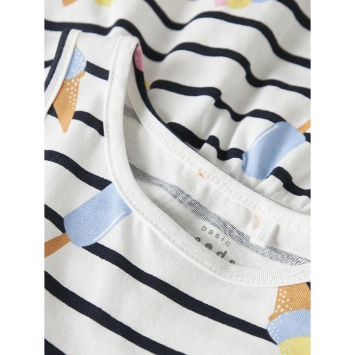 Φόρεμα μακό κορίτσι name it-13228172-Bright White/Ice